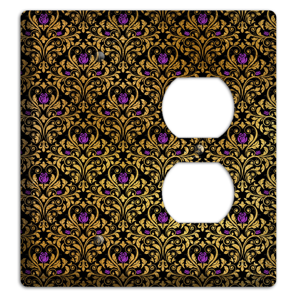 Gilded Masquerade Blank / Duplex Wallplate