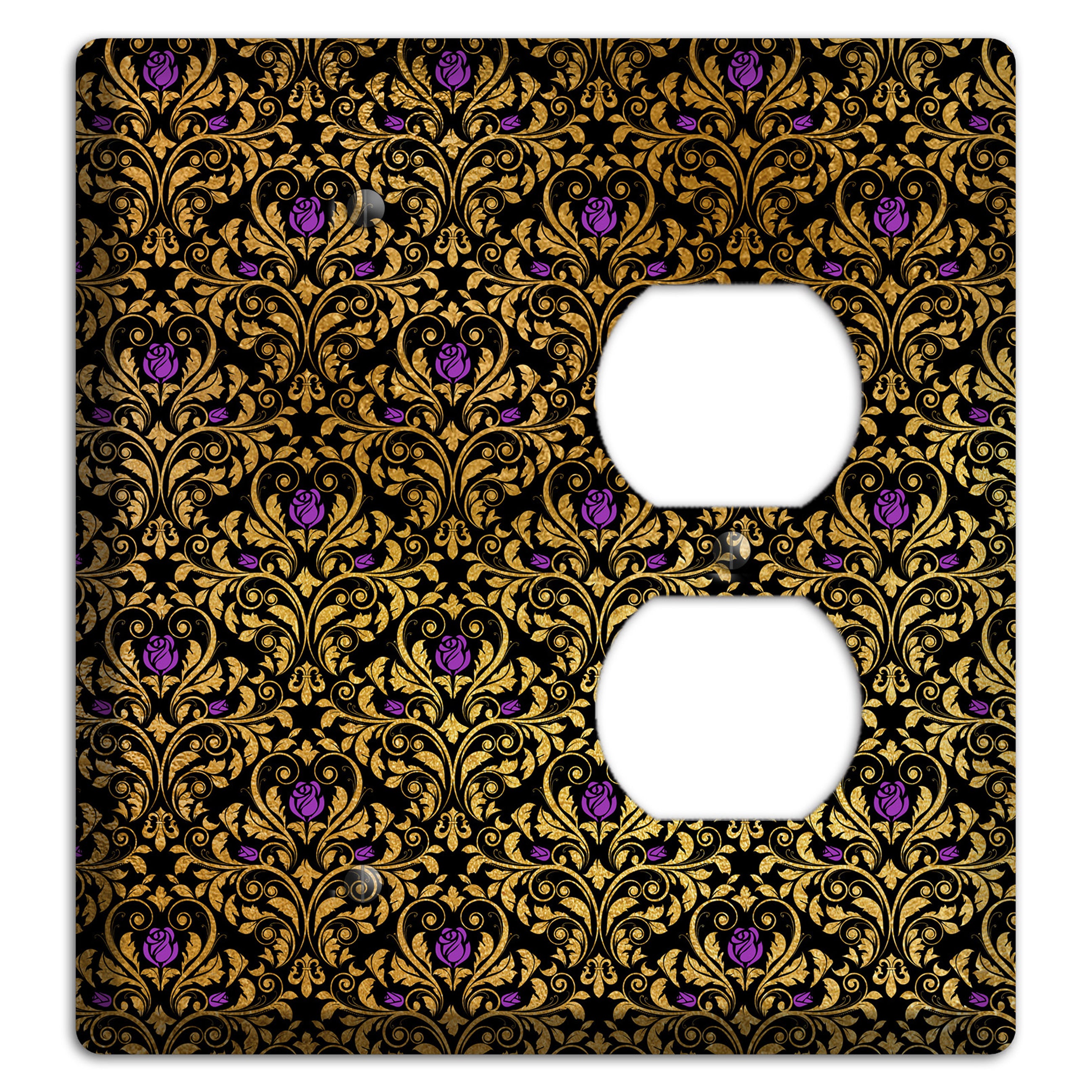 Gilded Masquerade Blank / Duplex Wallplate