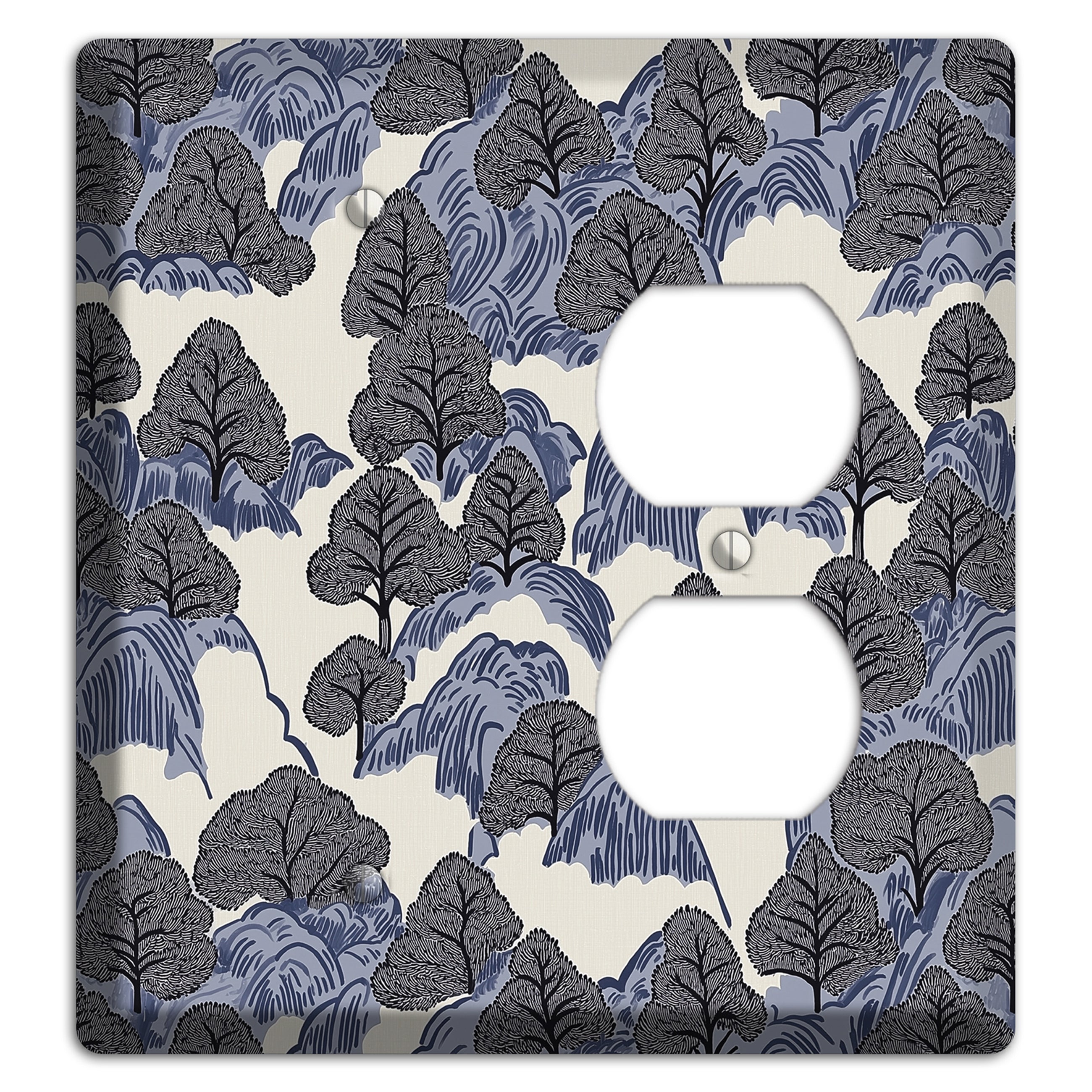 Thousand Pines Blank / Duplex Wallplate
