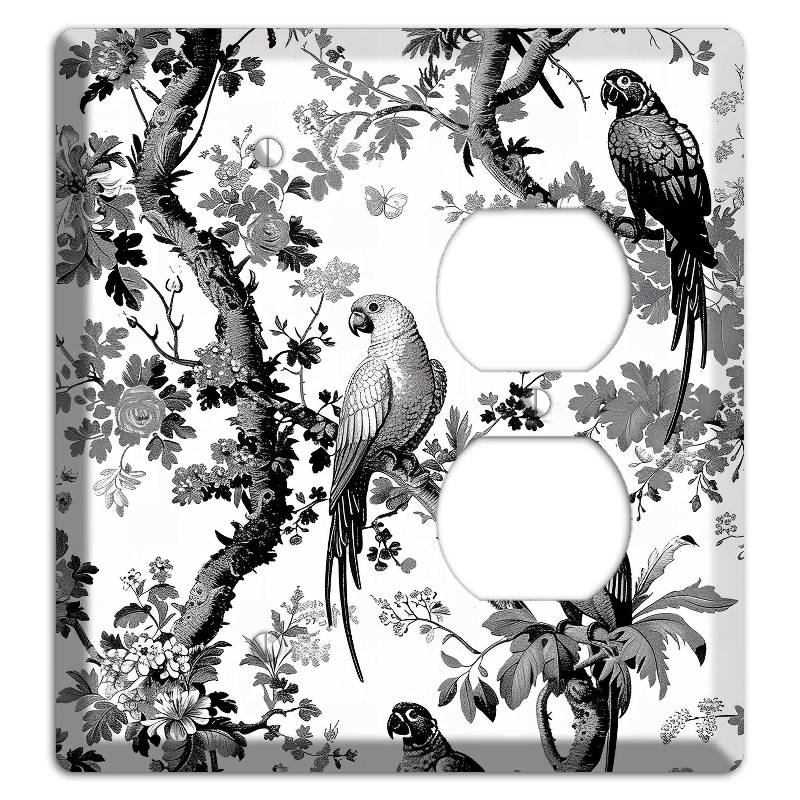 Parlor of Parrots Blank / Duplex Wallplate