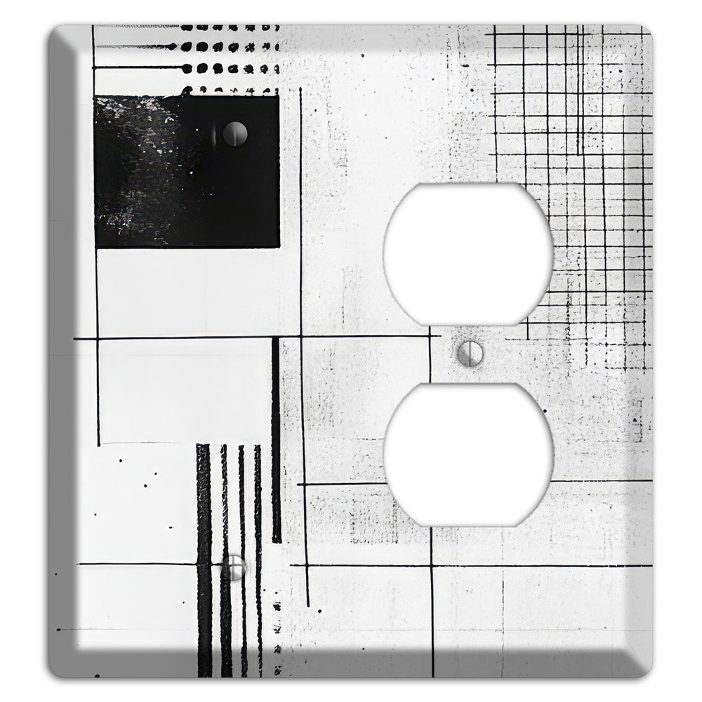 Drafting Table Ghost Blank / Duplex Wallplate