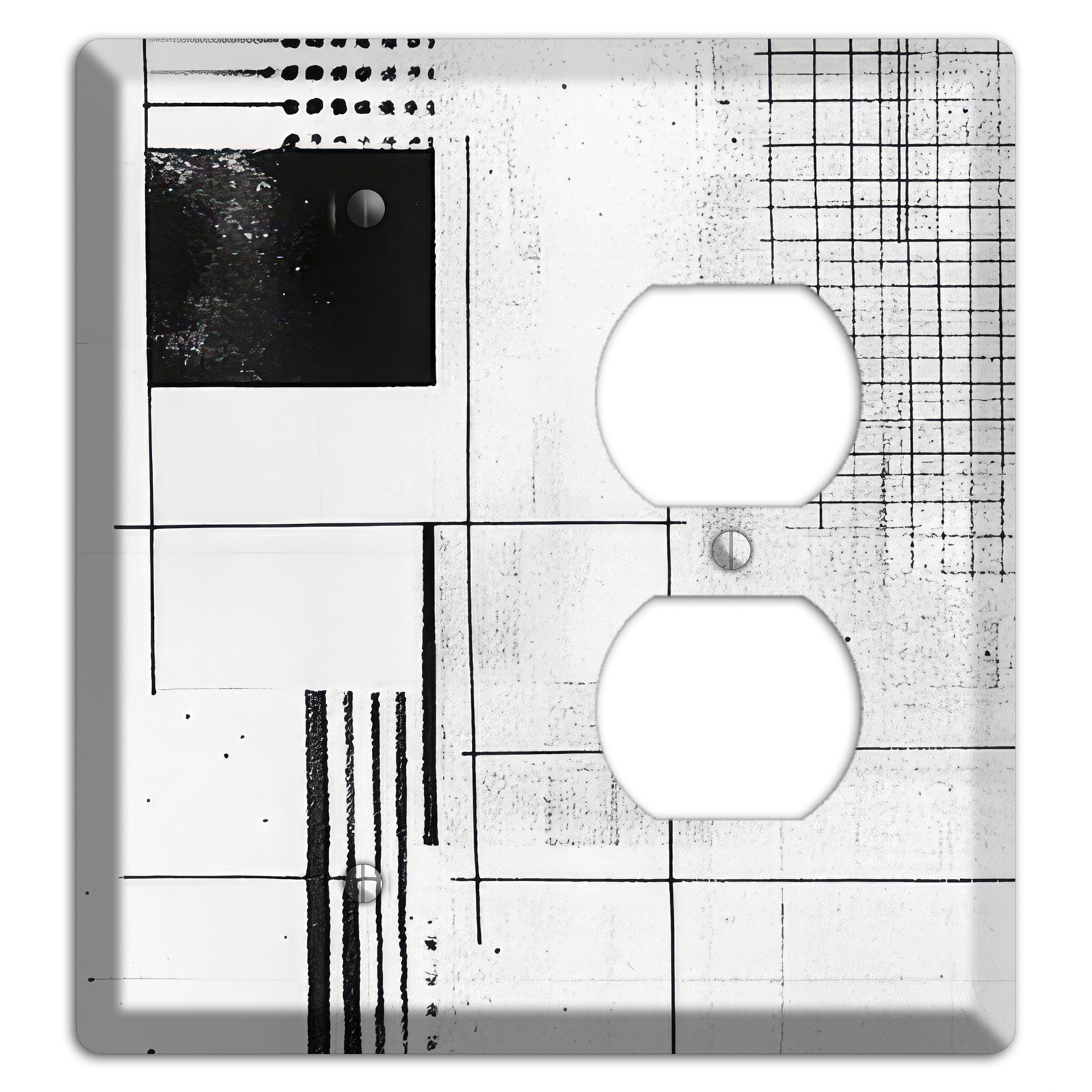 Drafting Table Ghost Blank / Duplex Wallplate