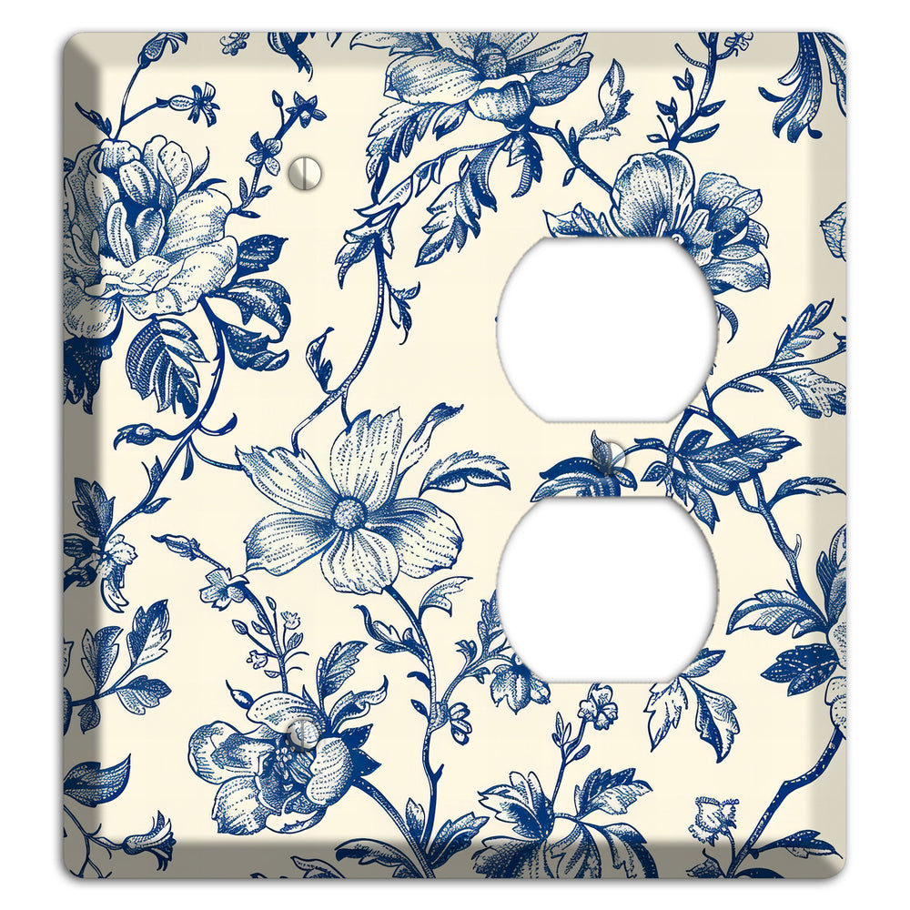 Garden Indigo Reverie Blank / Duplex Wallplate