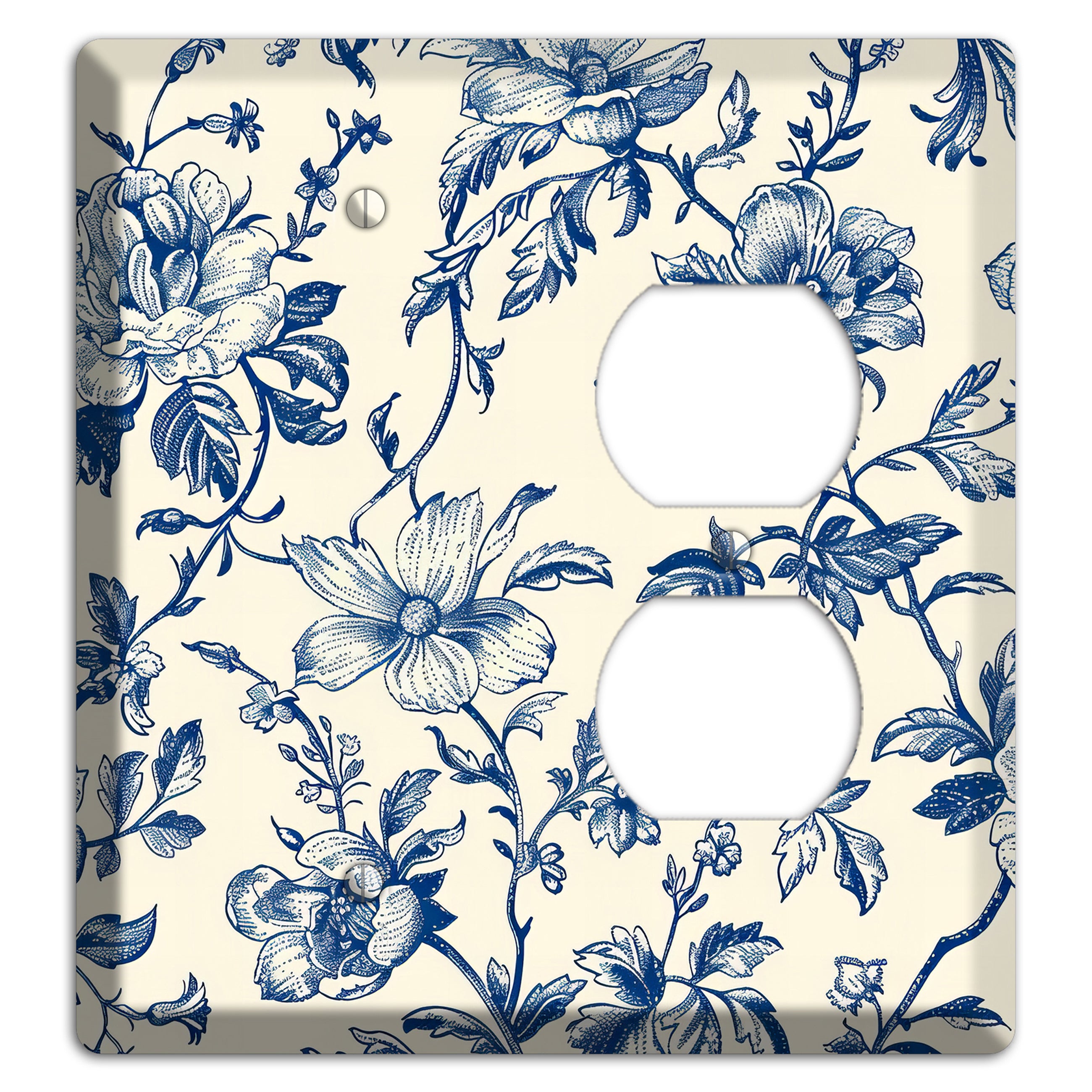 Garden Indigo Reverie Blank / Duplex Wallplate