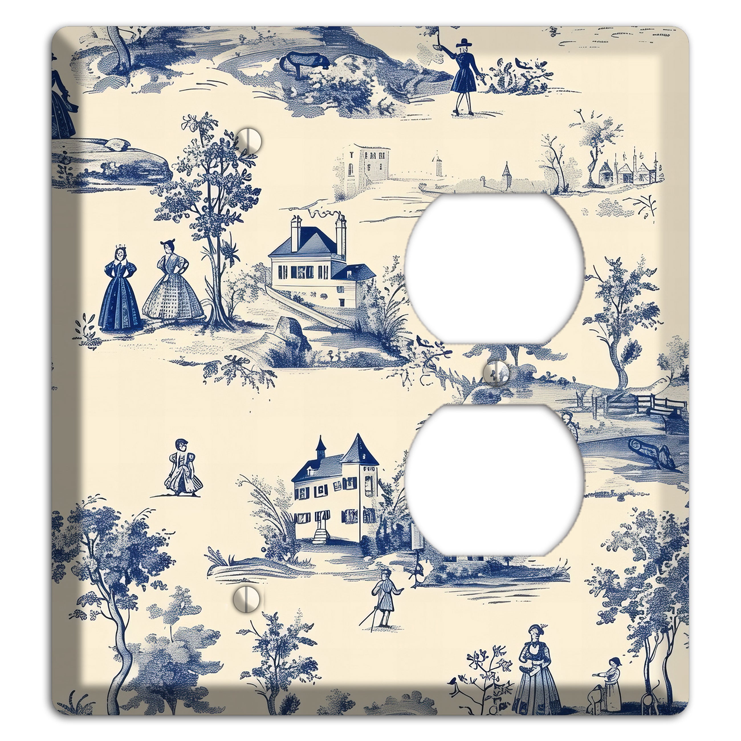 Pastoral Letter Blank / Duplex Wallplate