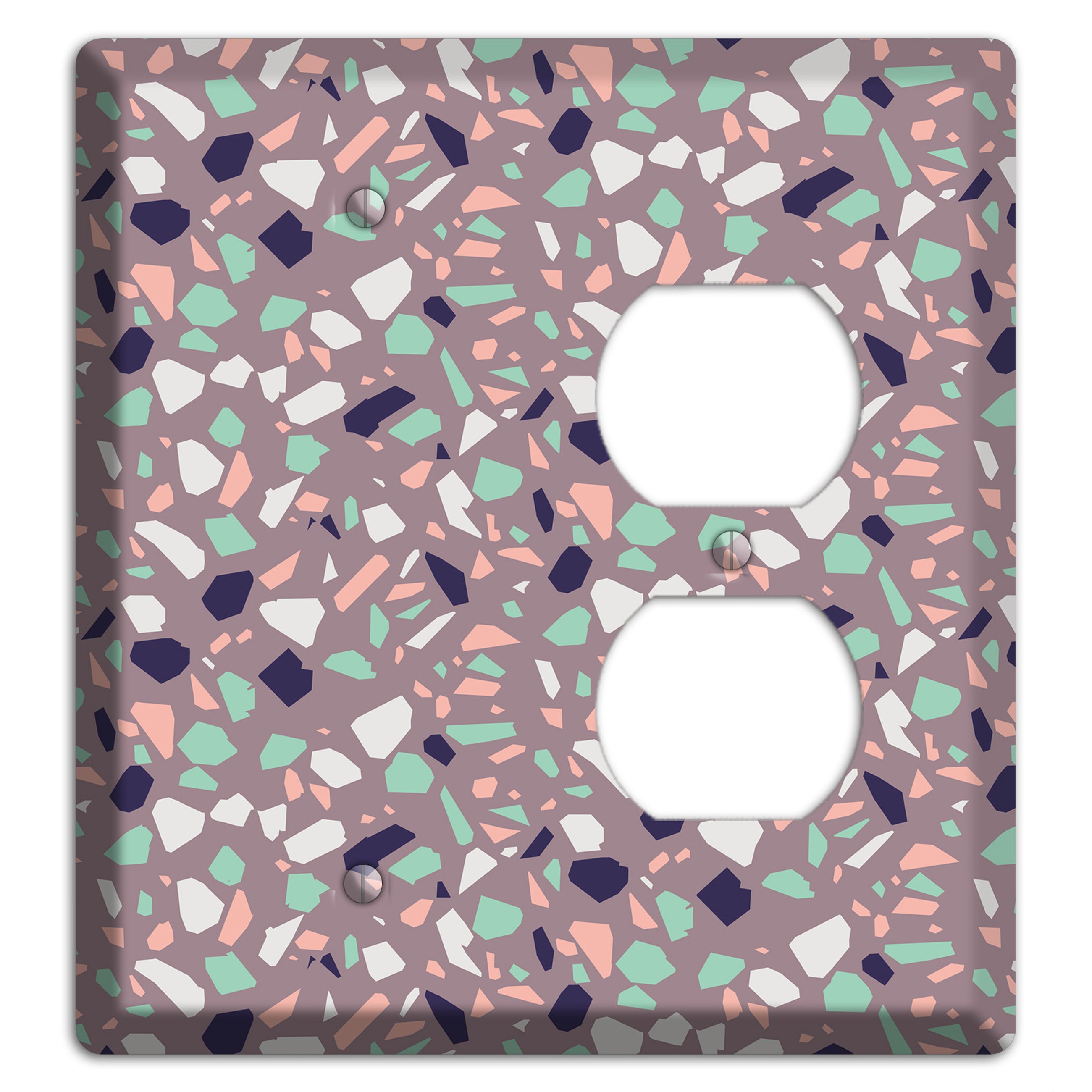 Lavender Shard Blank / Duplex Wallplate