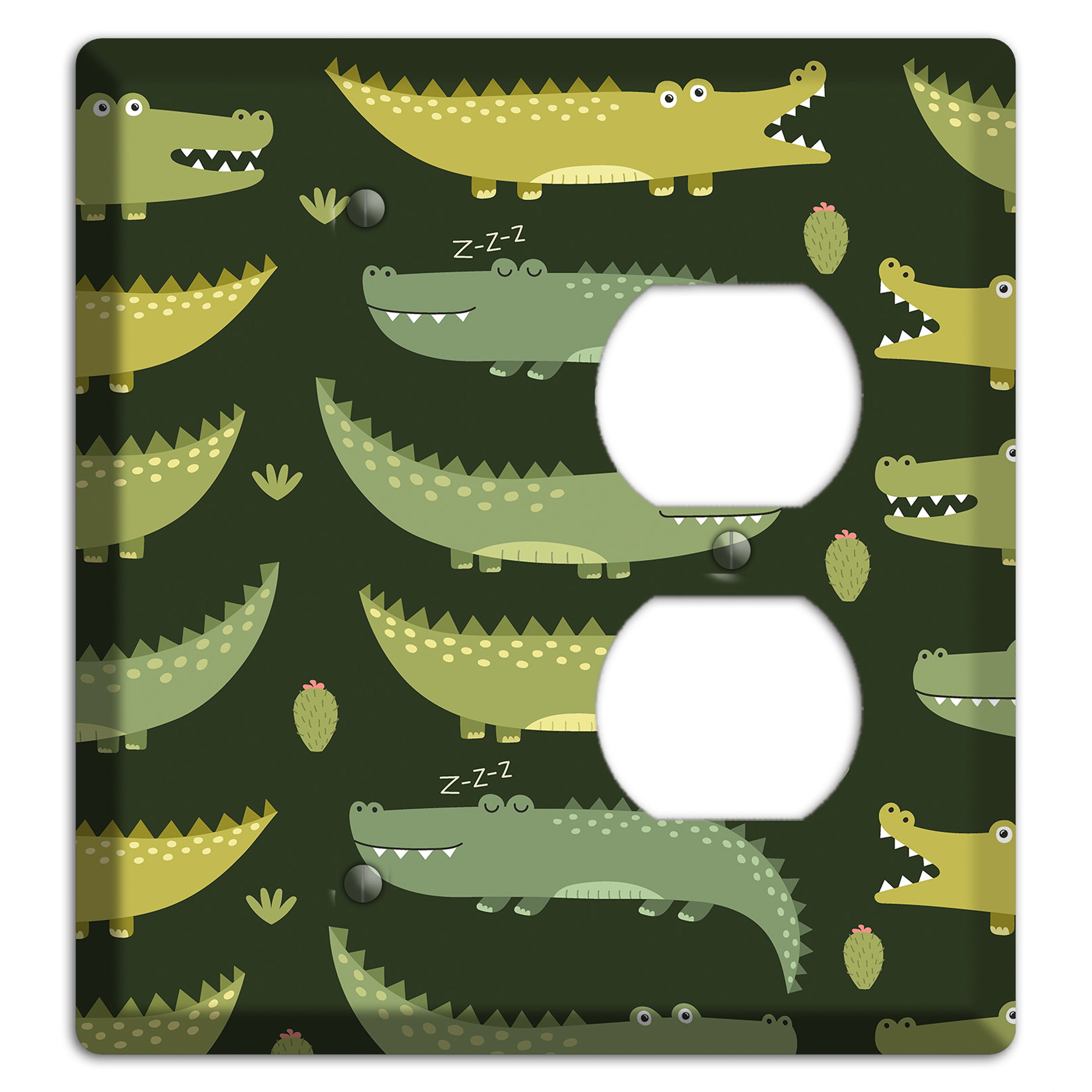 Sleepy Croc Parade Blank / Duplex Wallplate