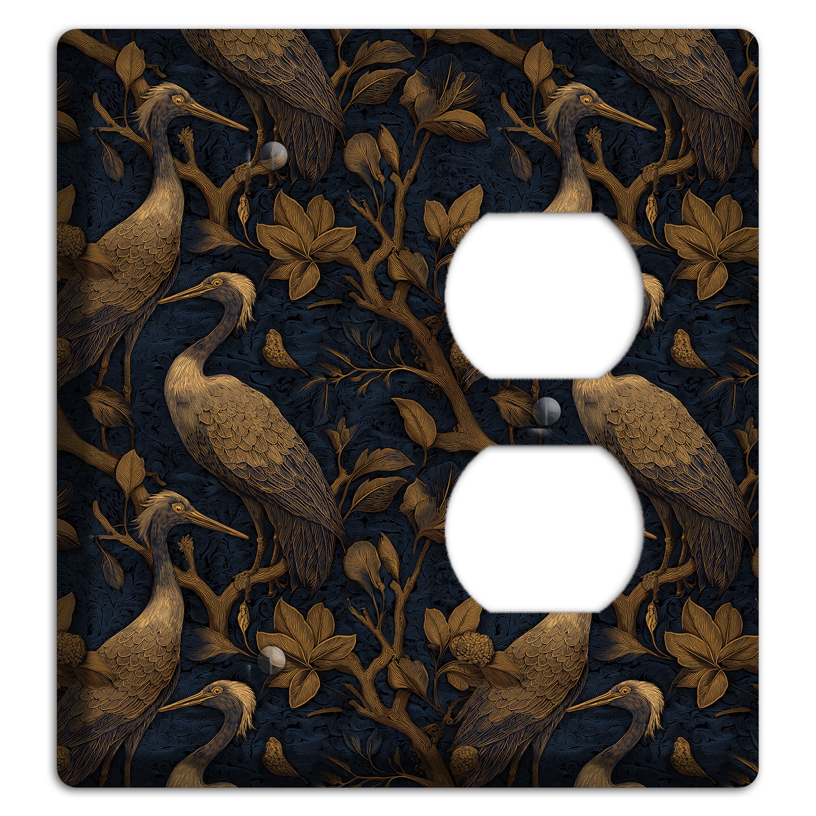 Gilded Heron Dusk Blank / Duplex Wallplate