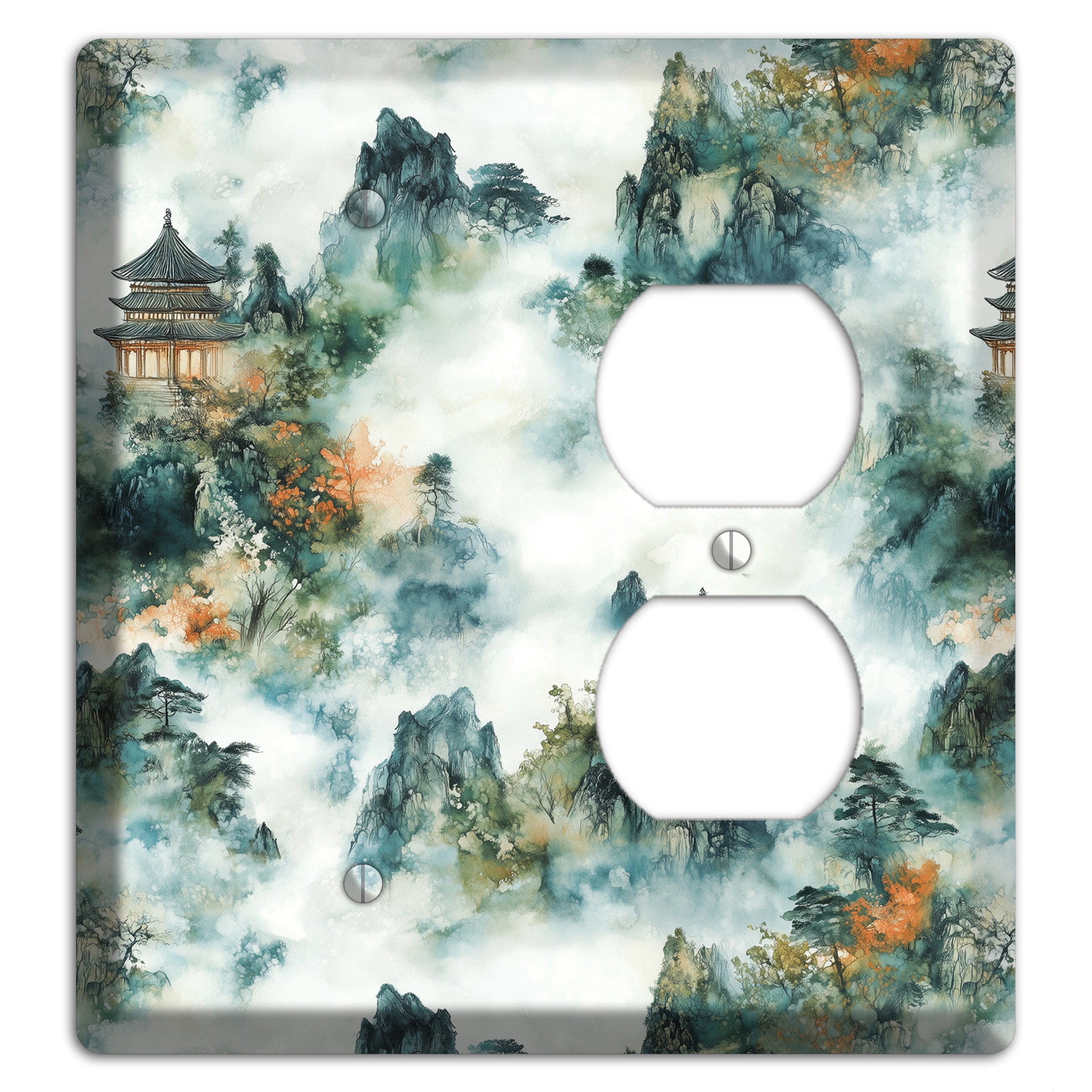 Pavilions in the Mist Blank / Duplex Wallplate