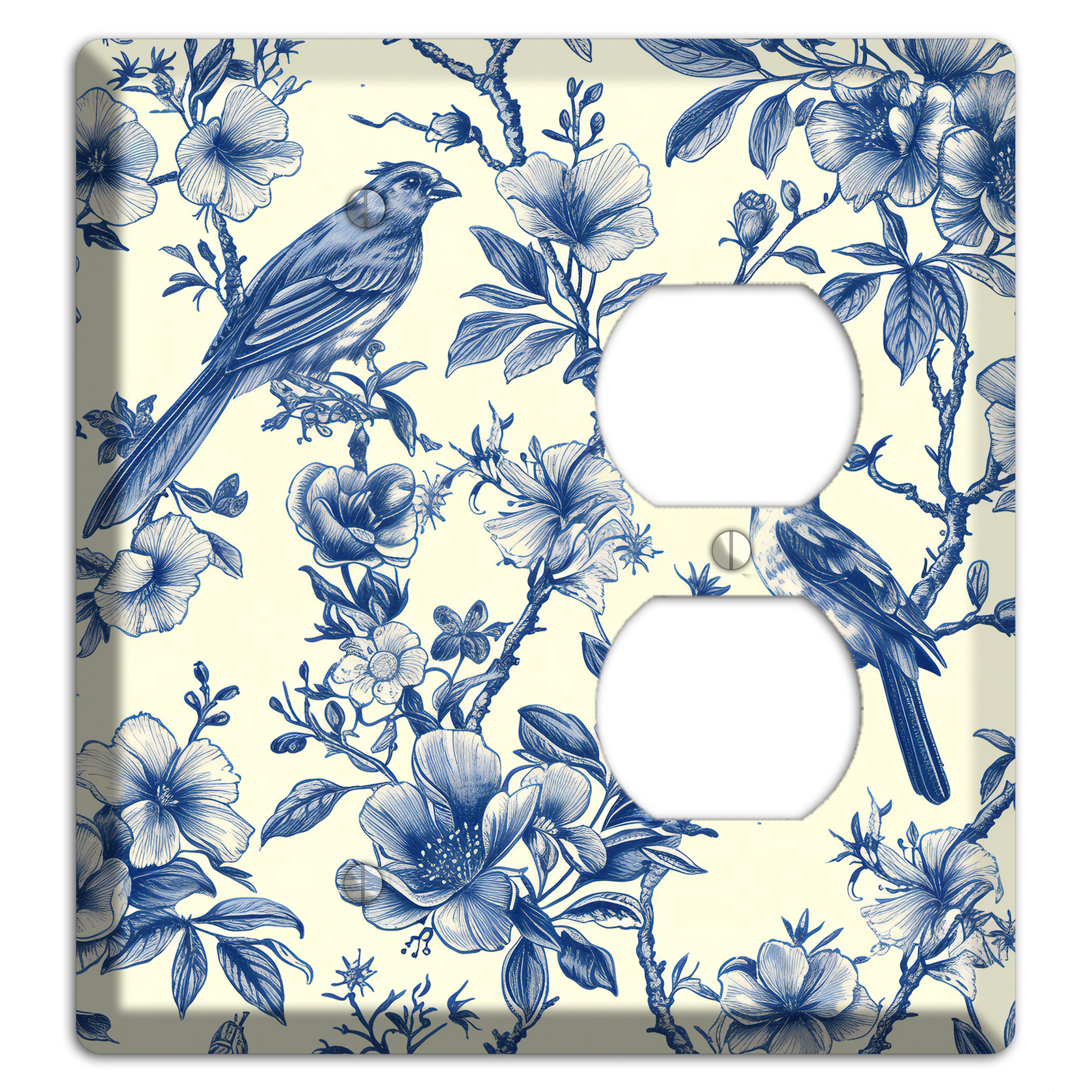 Porcelain Garden Song Blank / Duplex Wallplate