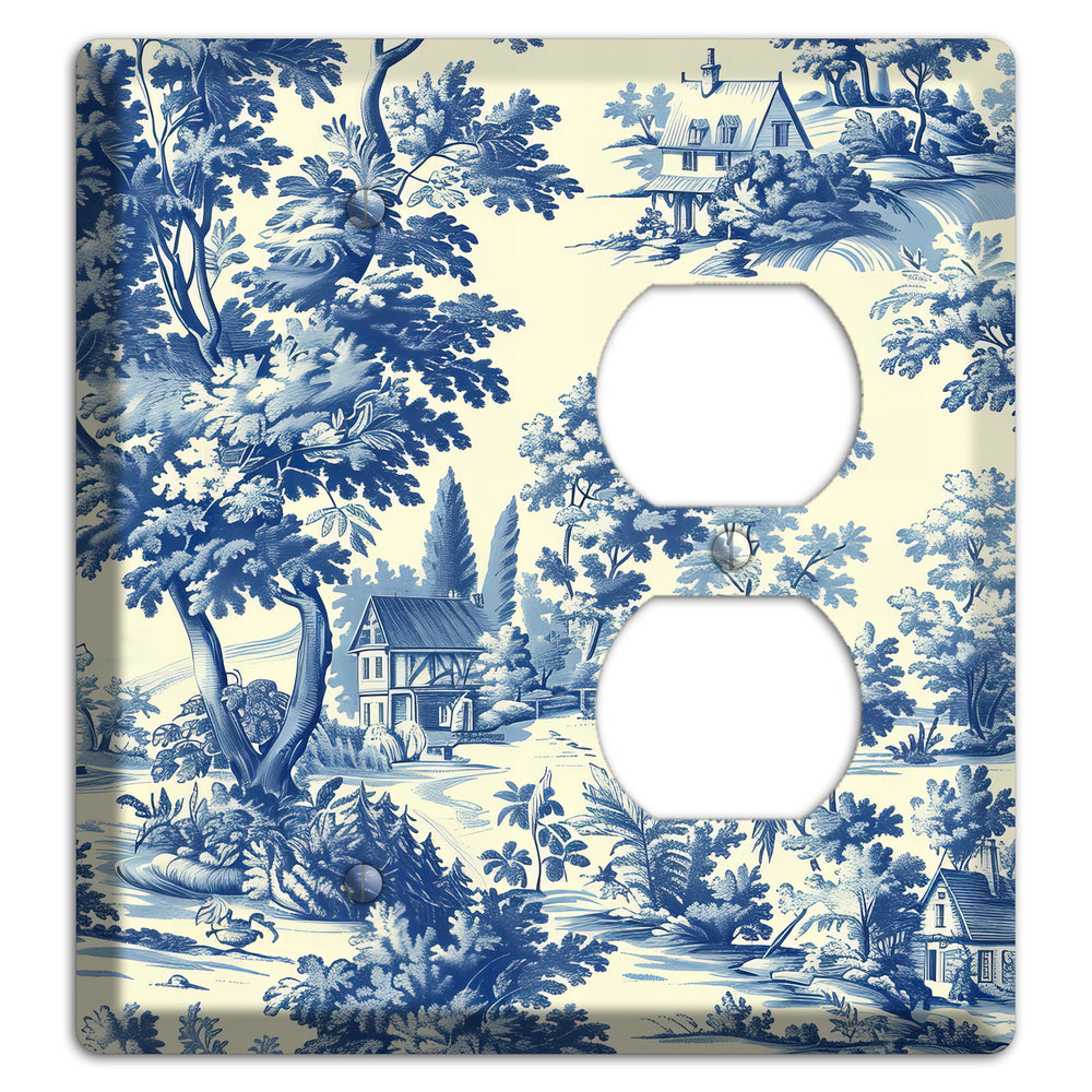 Country Estate Toile Blank / Duplex Wallplate