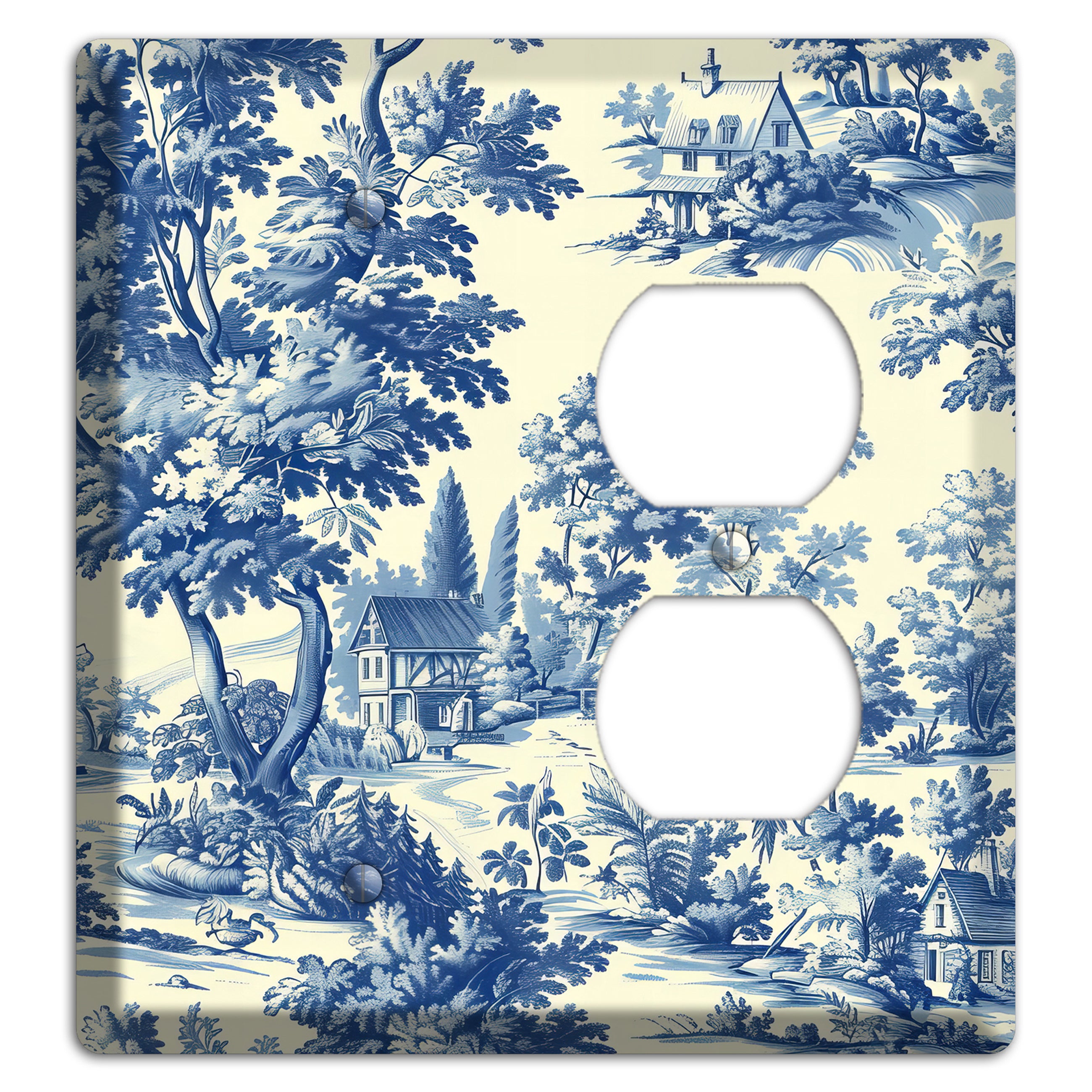 Country Estate Toile Blank / Duplex Wallplate