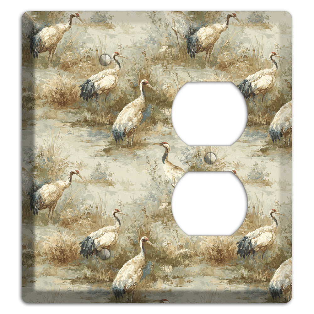 Marshland Crane Reverie Blank / Duplex Wallplate