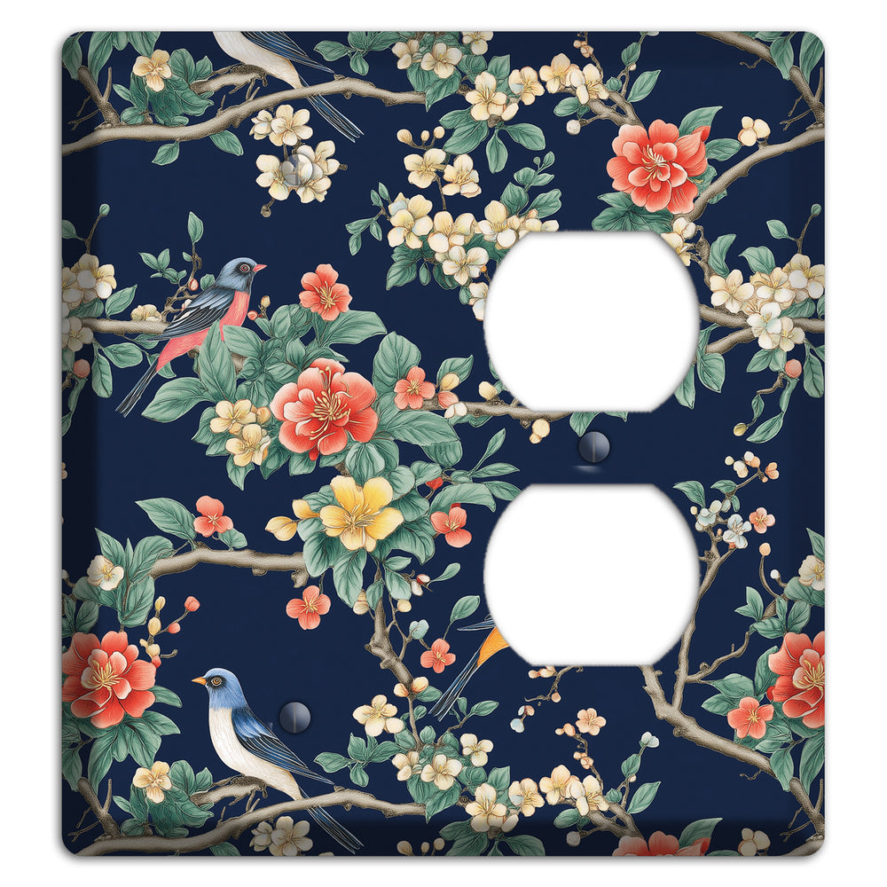 Songbirds & Blossoms Blank / Duplex Wallplate
