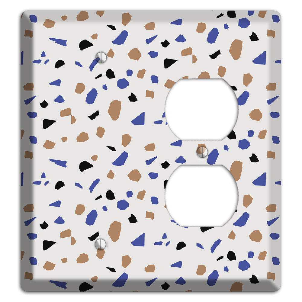 Retro Pop Terrazzo Blank / Duplex Wallplate