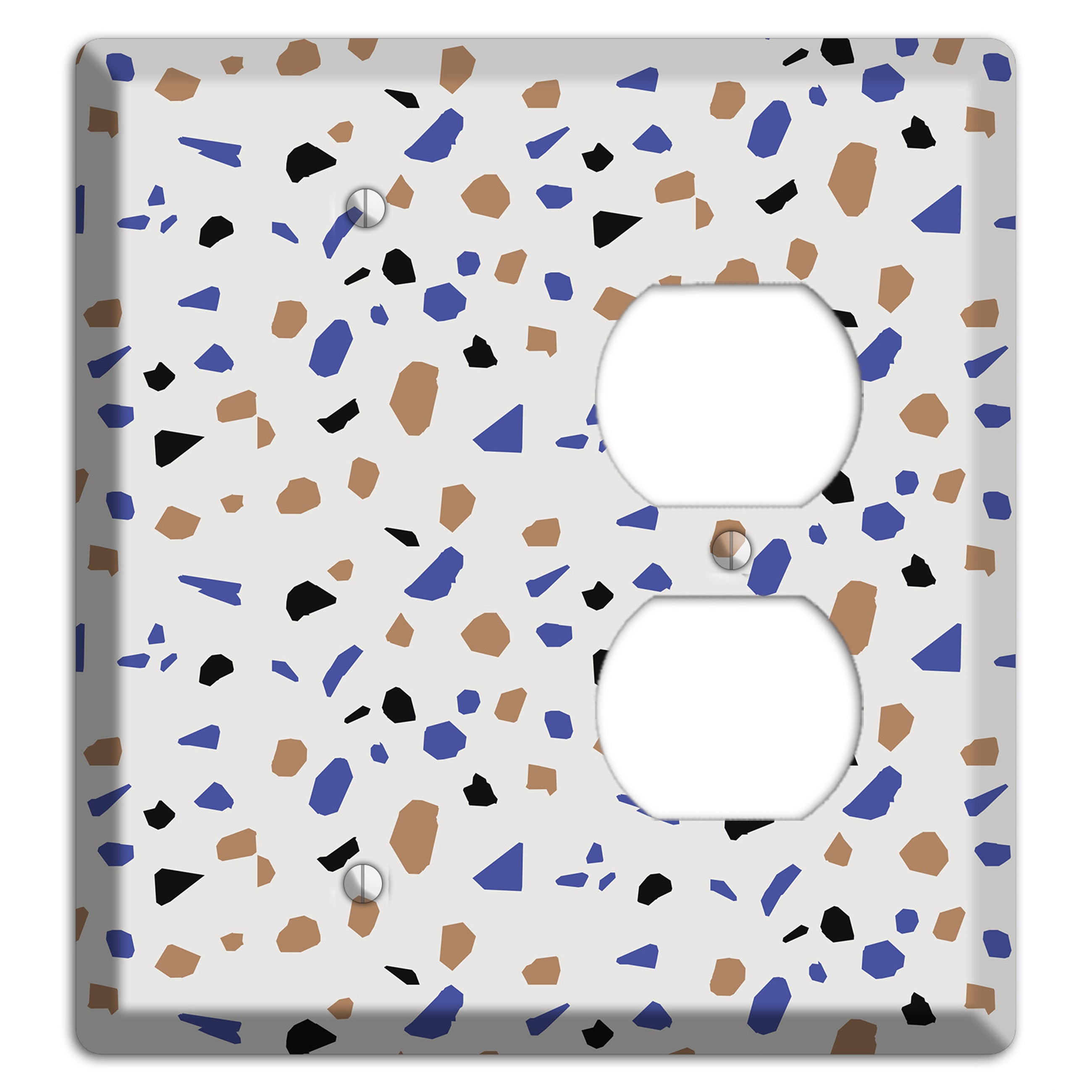 Retro Pop Terrazzo Blank / Duplex Wallplate