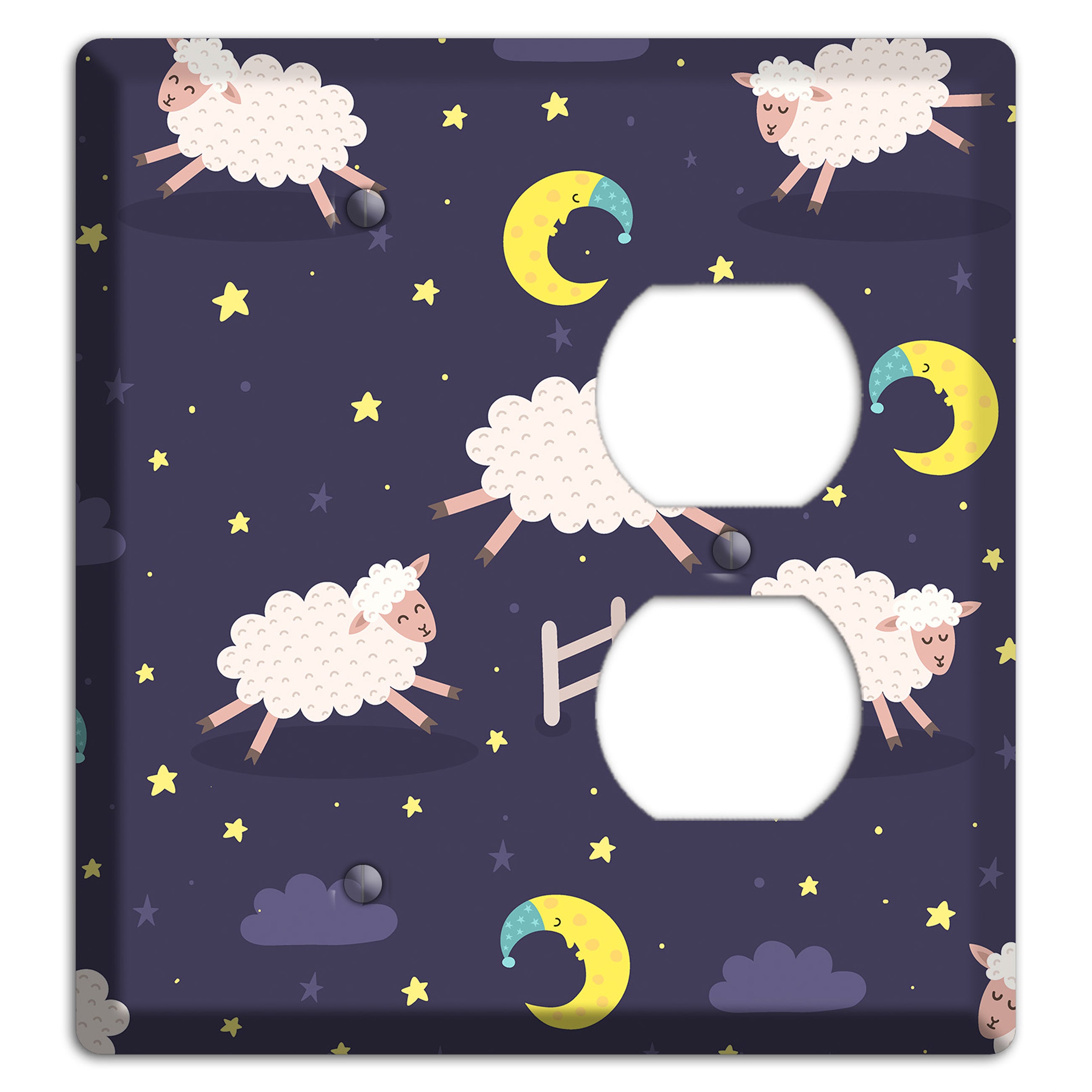 Counting Sheep Blank / Duplex Wallplate