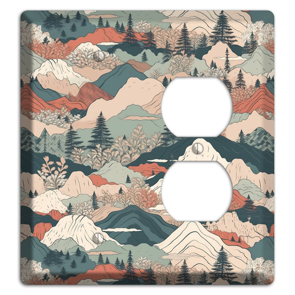 Alpine Paper Trail Blank / Duplex Wallplate