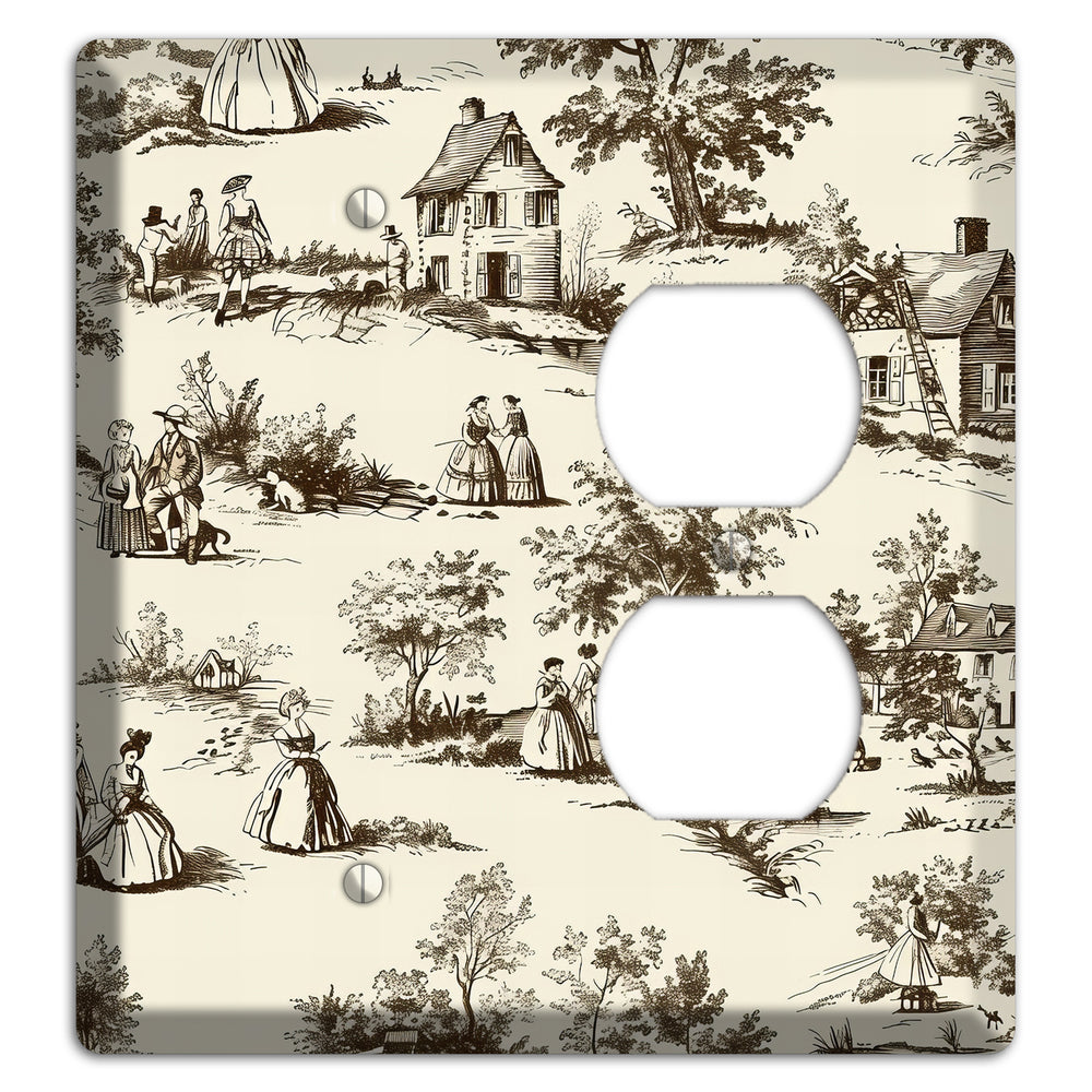 Country Promenade Blank / Duplex Wallplate