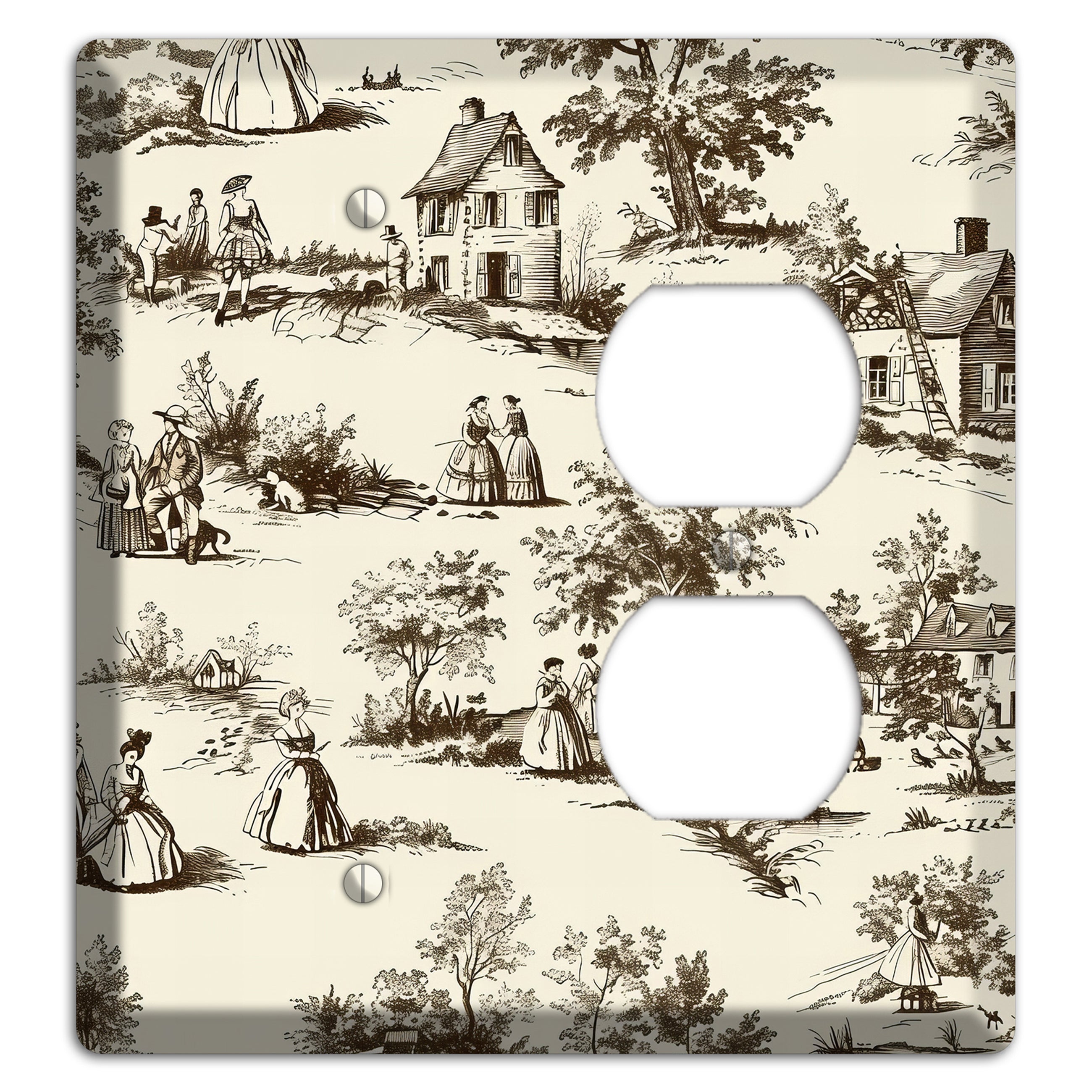 Country Promenade Blank / Duplex Wallplate