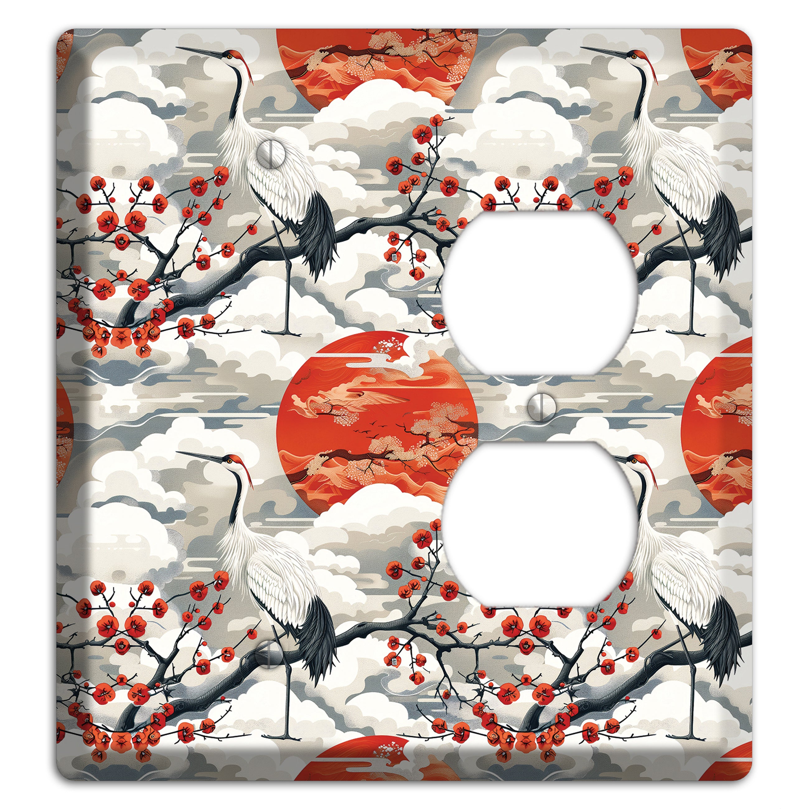 Vermillion Sun Rising Blank / Duplex Wallplate