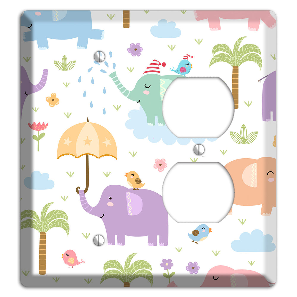 Elephant Dreams Blank / Duplex Wallplate
