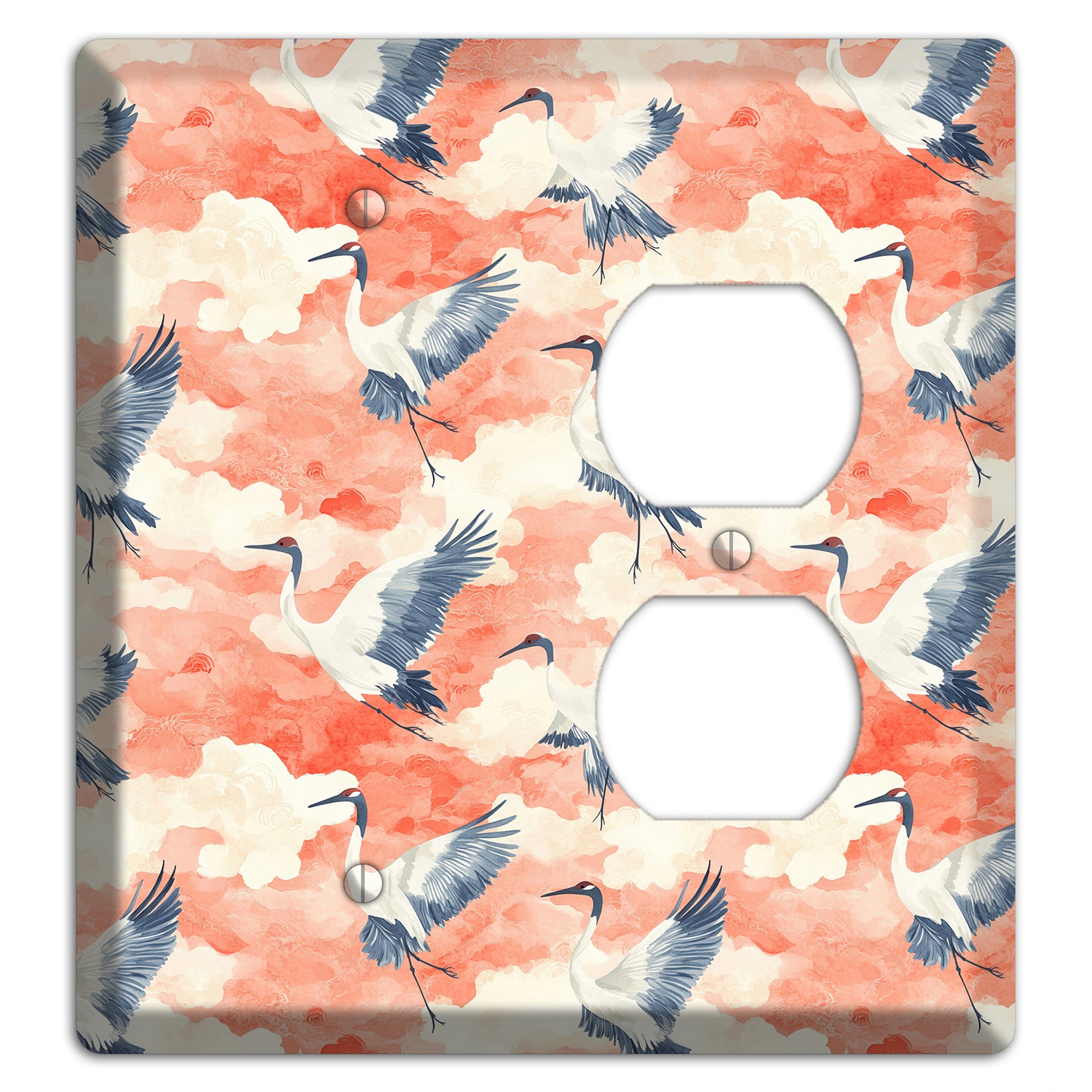 Coral Sky Migration Blank / Duplex Wallplate