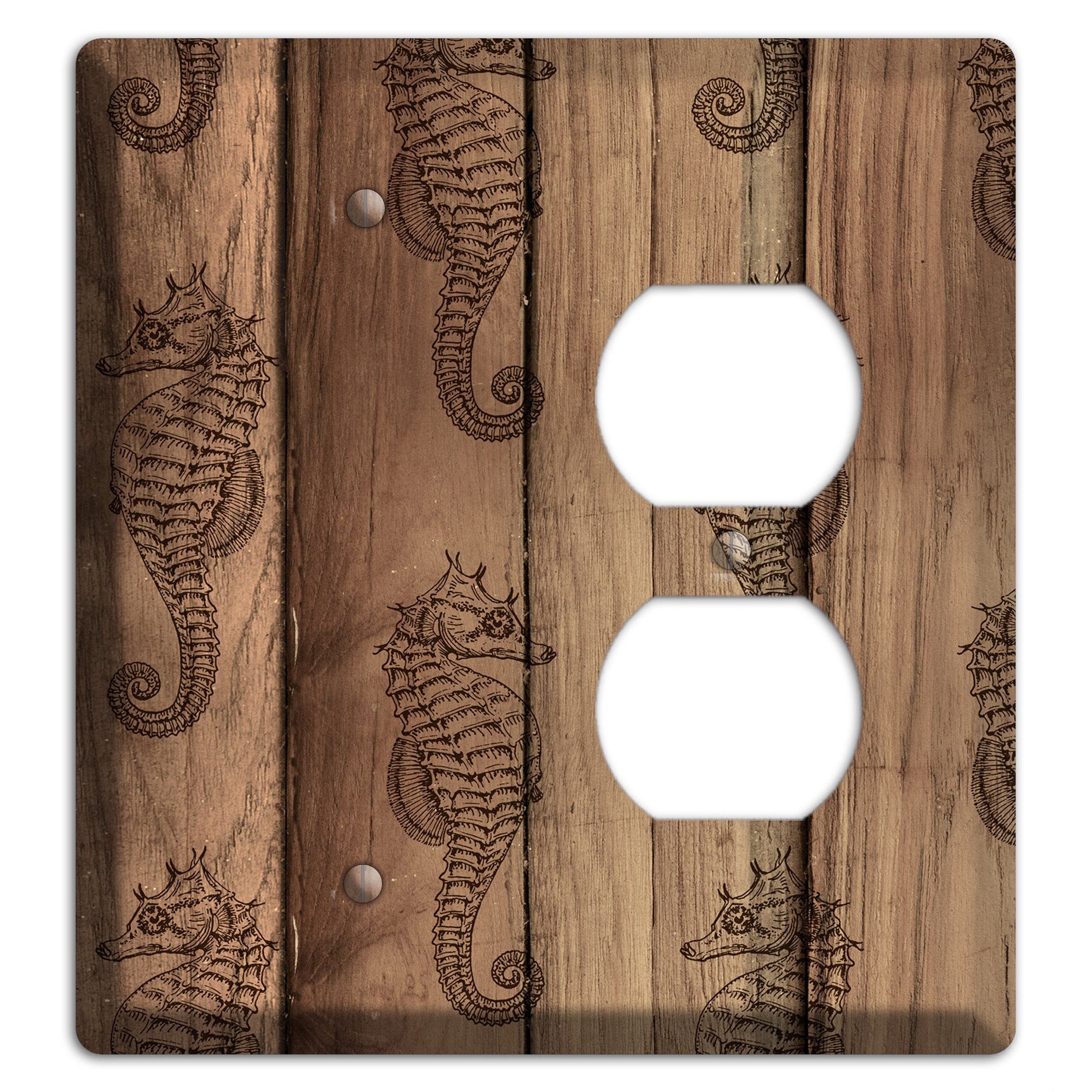 Planktonic Ponies Blank / Duplex Wallplate