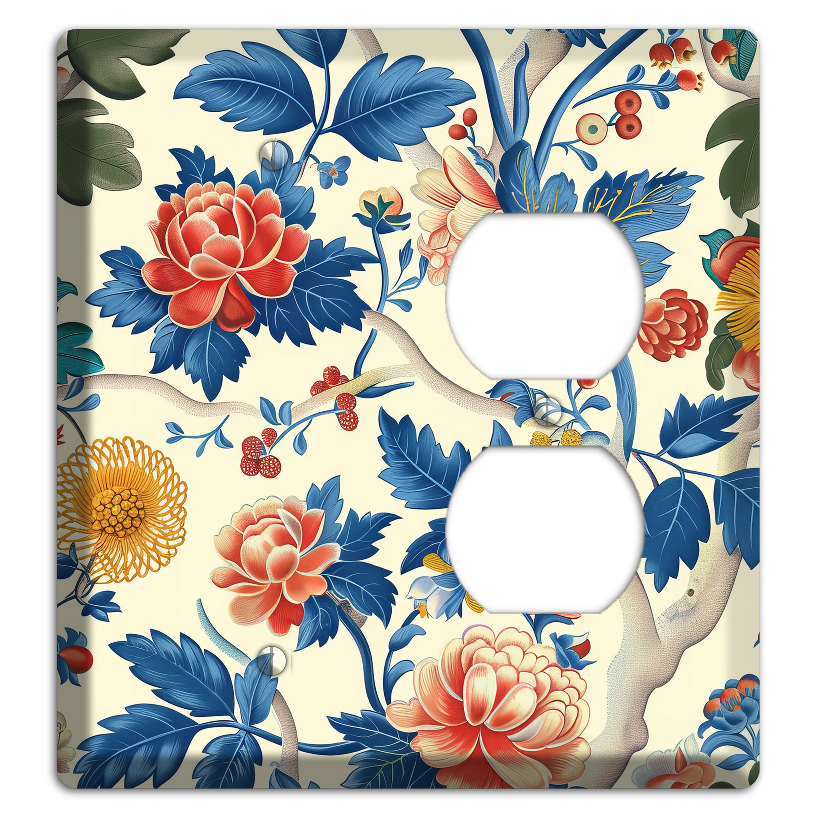 Porcelain Garden Riot Blank / Duplex Wallplate