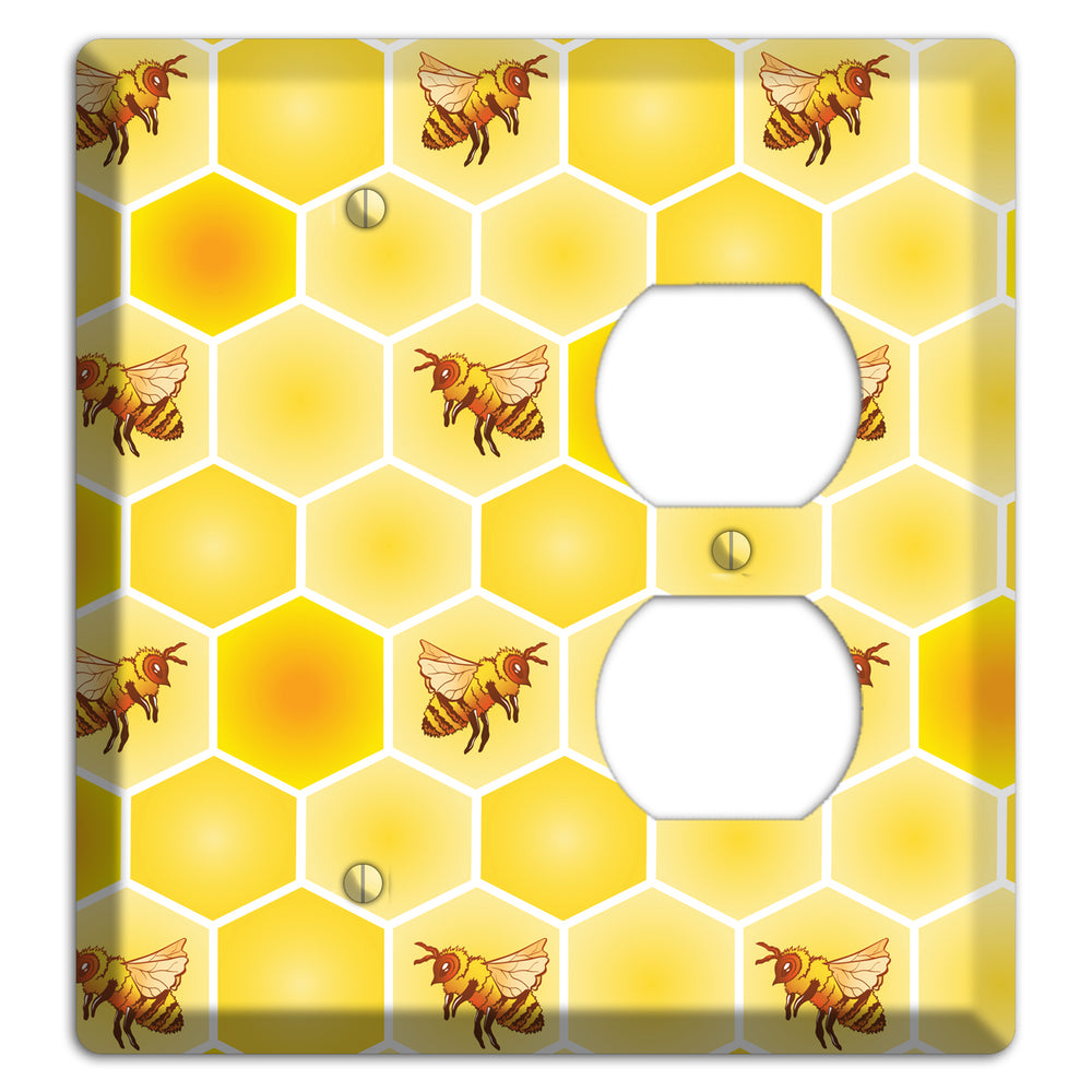 Honeycomb Colony Blank / Duplex Wallplate
