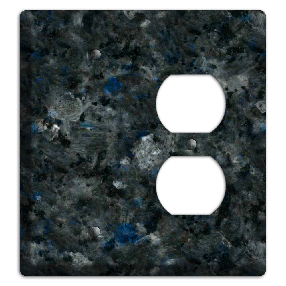 Blue Pearl GT Granite Blank / Duplex Wallplate