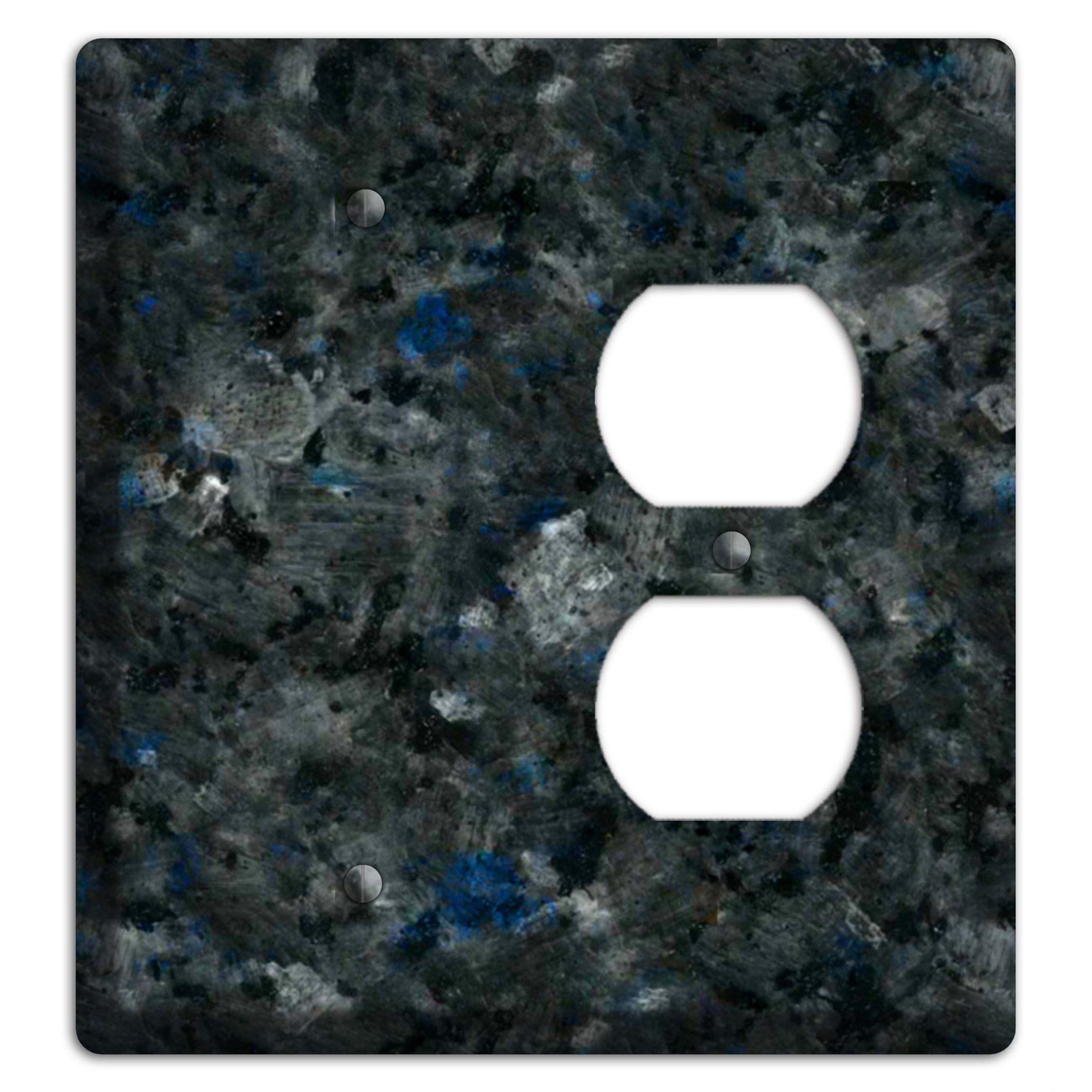 Blue Pearl GT Granite Blank / Duplex Wallplate