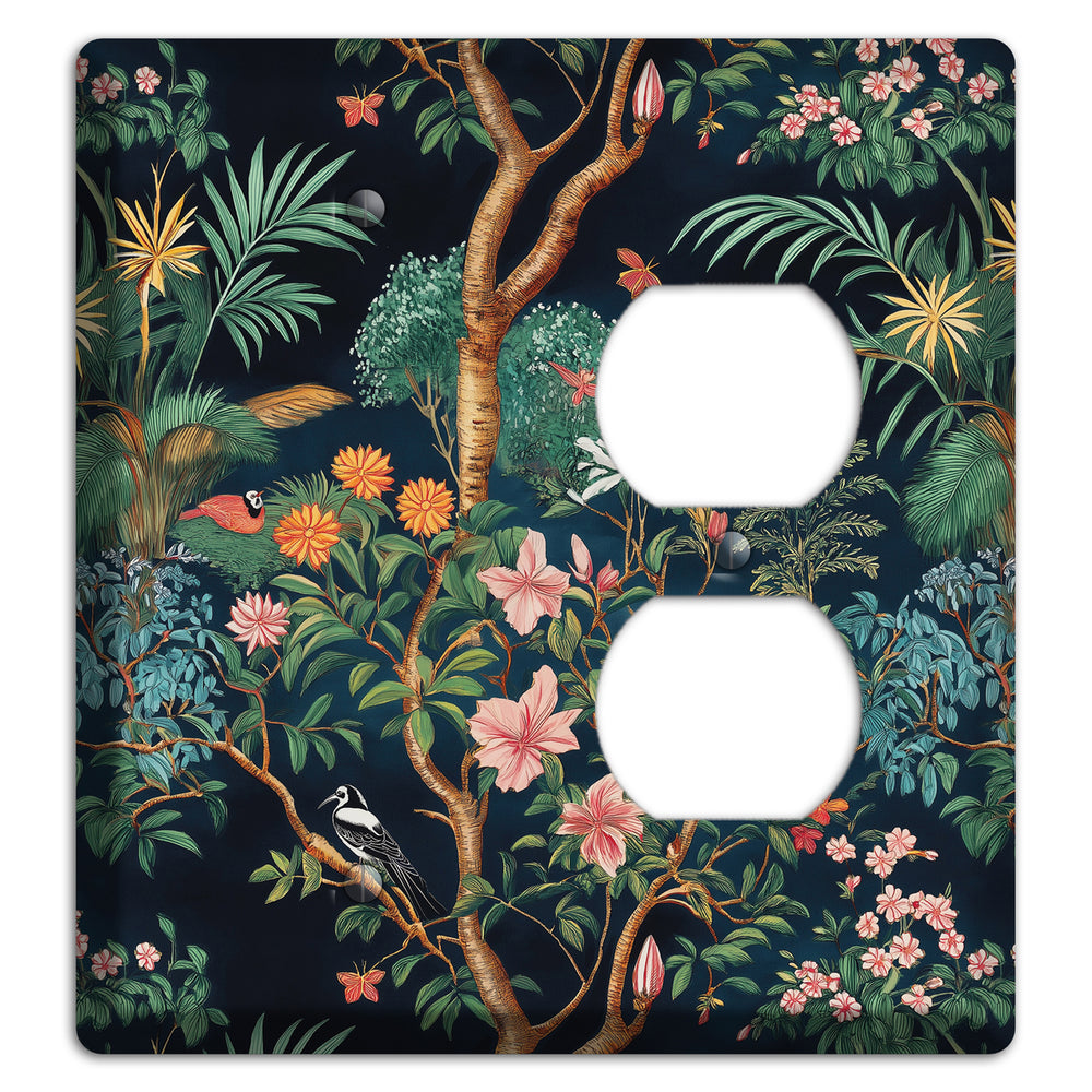 Jungle Nocturne Blank / Duplex Wallplate