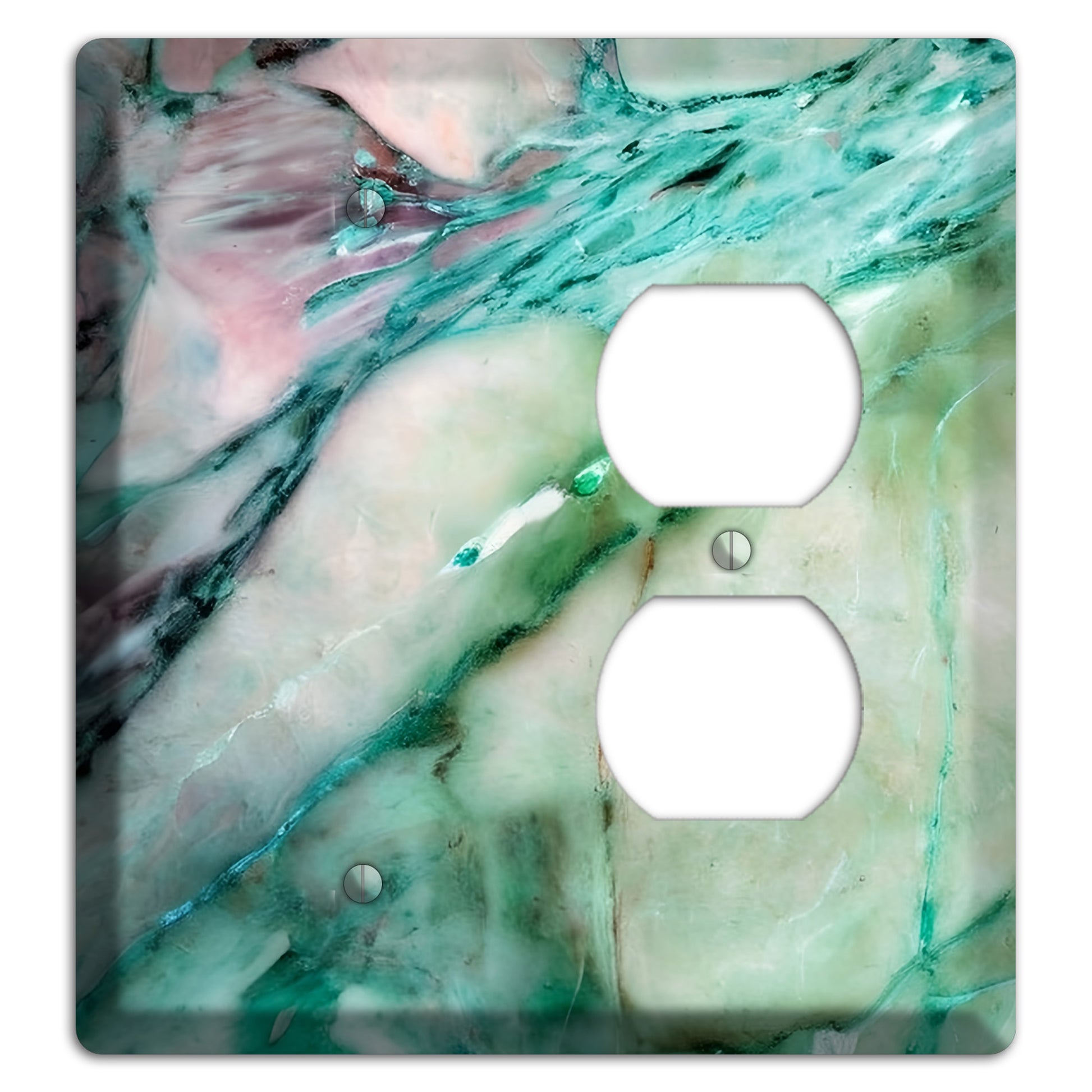 Monte Carlo Marble Blank / Duplex Wallplate