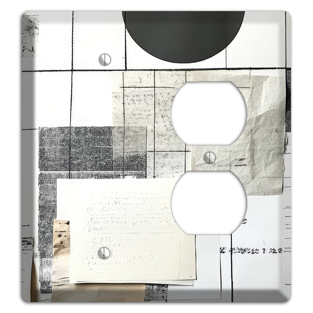 Paper & Memory Blank / Duplex Wallplate
