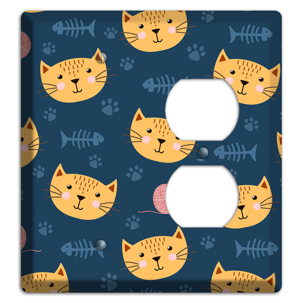 Cat Nap Parade Blank / Duplex Wallplate