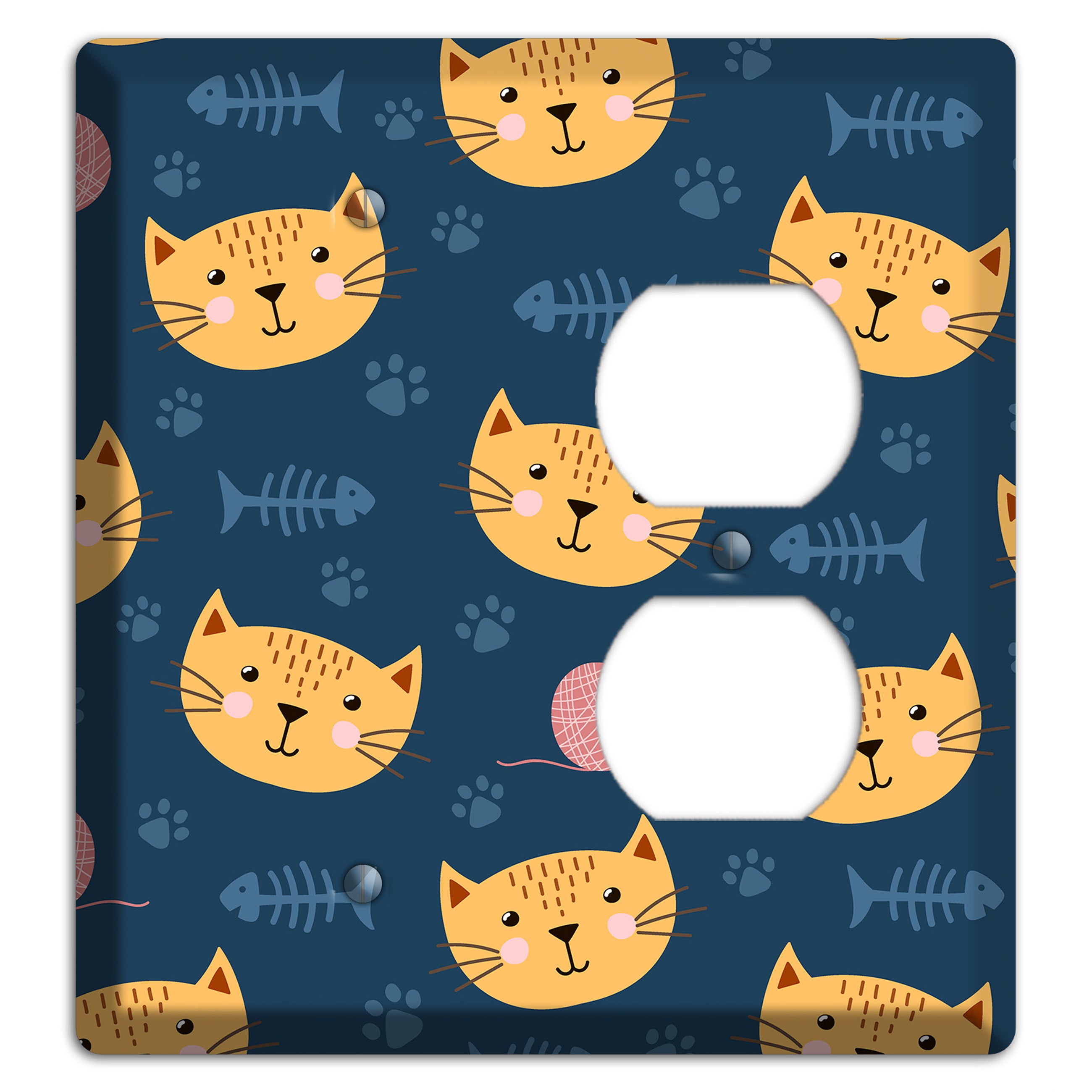 Cat Nap Parade Blank / Duplex Wallplate
