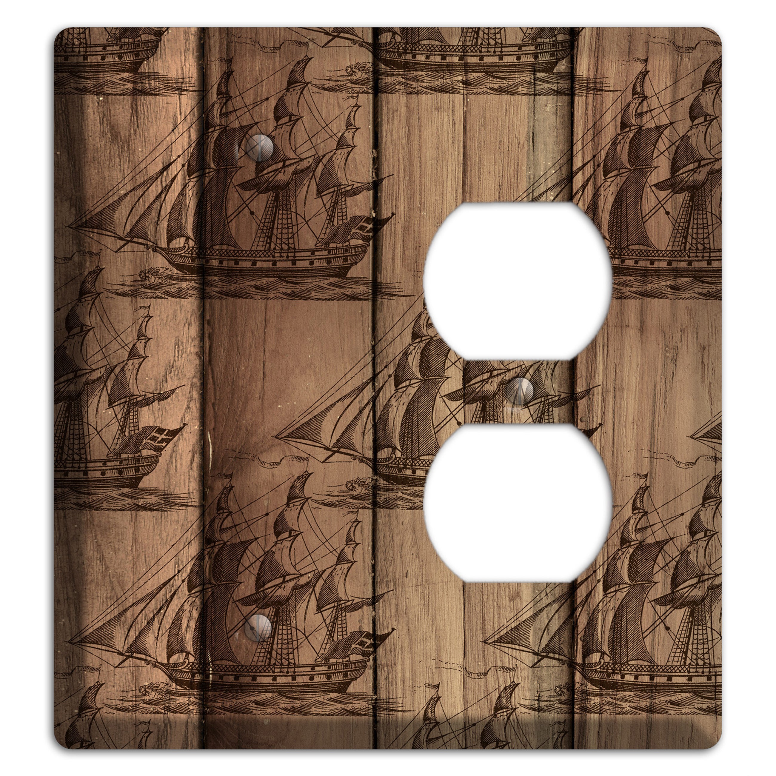 Tall Ships & Timber Blank / Duplex Wallplate