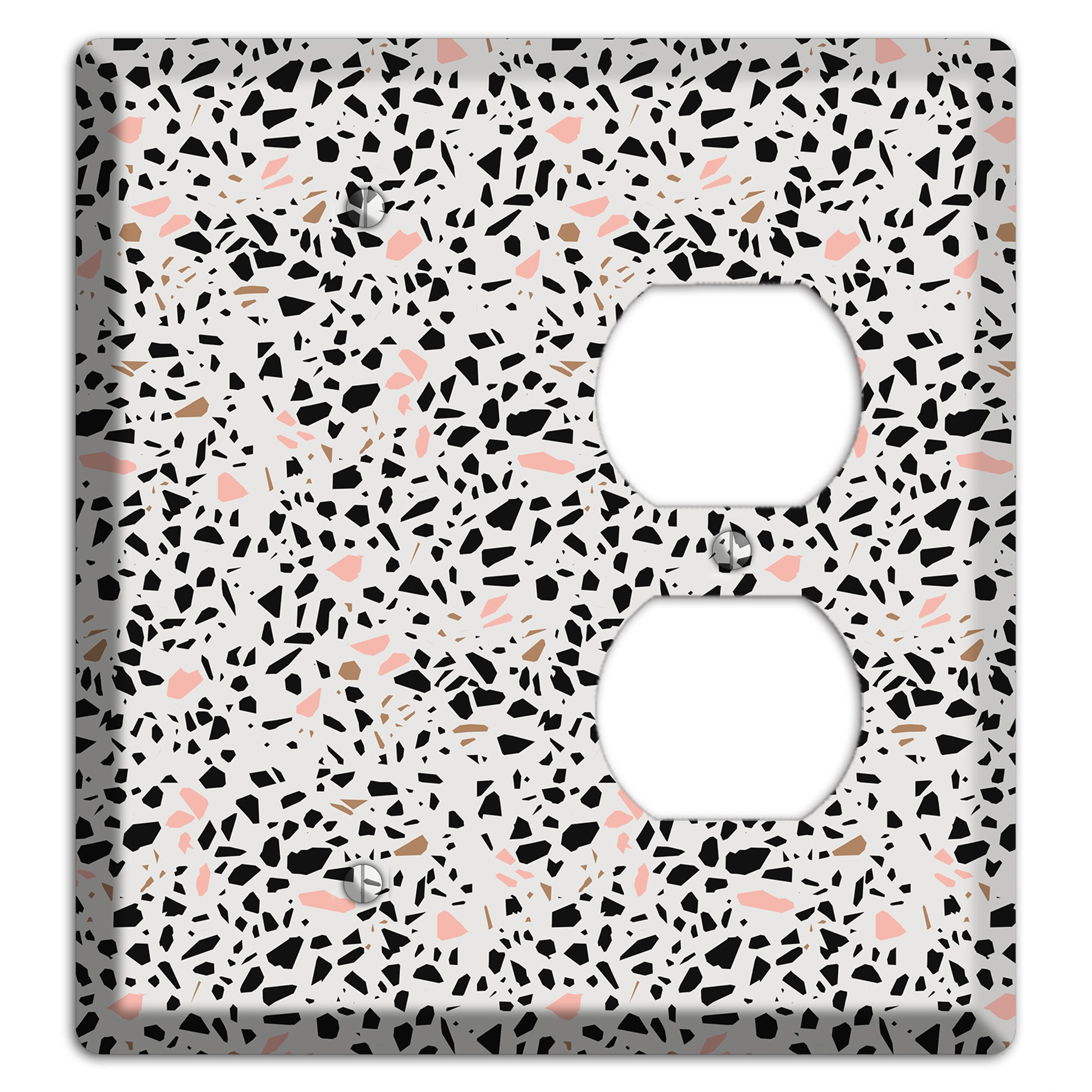 Monochrome Mix Blank / Duplex Wallplate