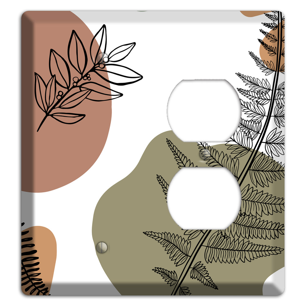 Fern & Shadow Blank / Duplex Wallplate