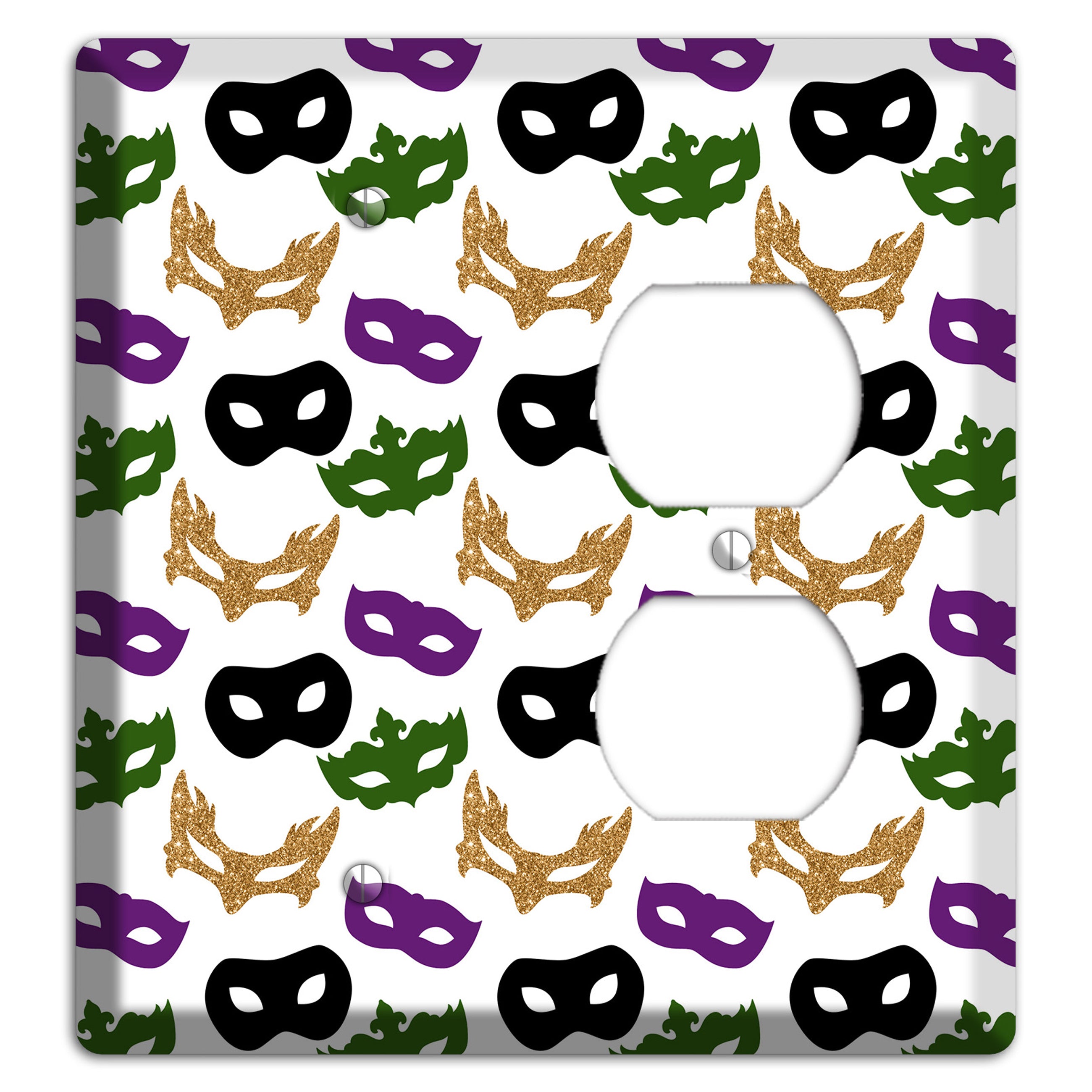 Masquerade Mosaic Blank / Duplex Wallplate