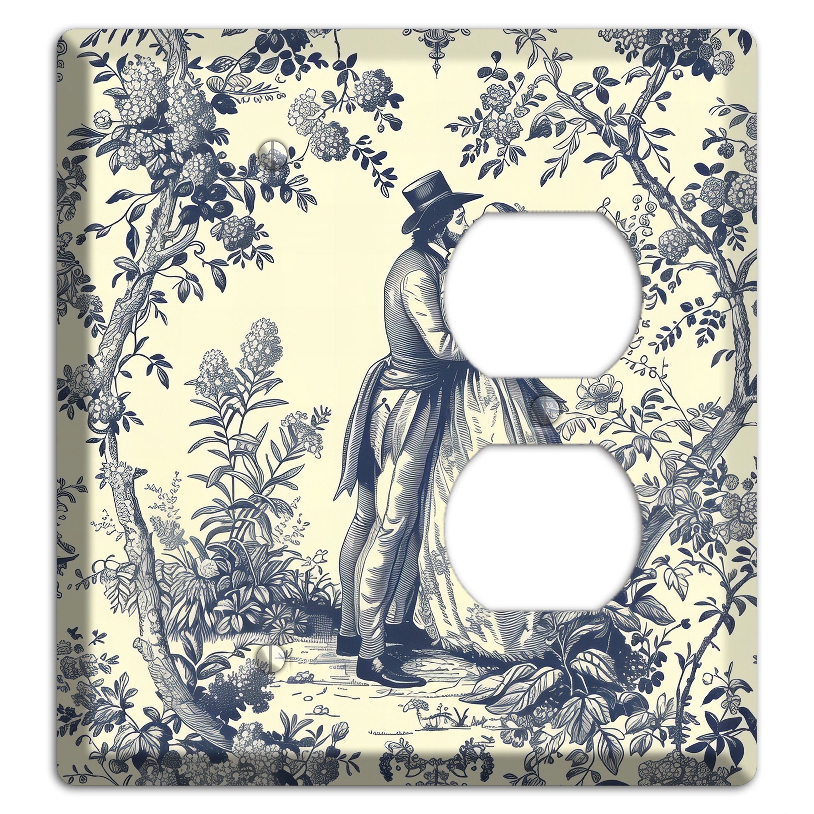 Garden Tryst Blank / Duplex Wallplate