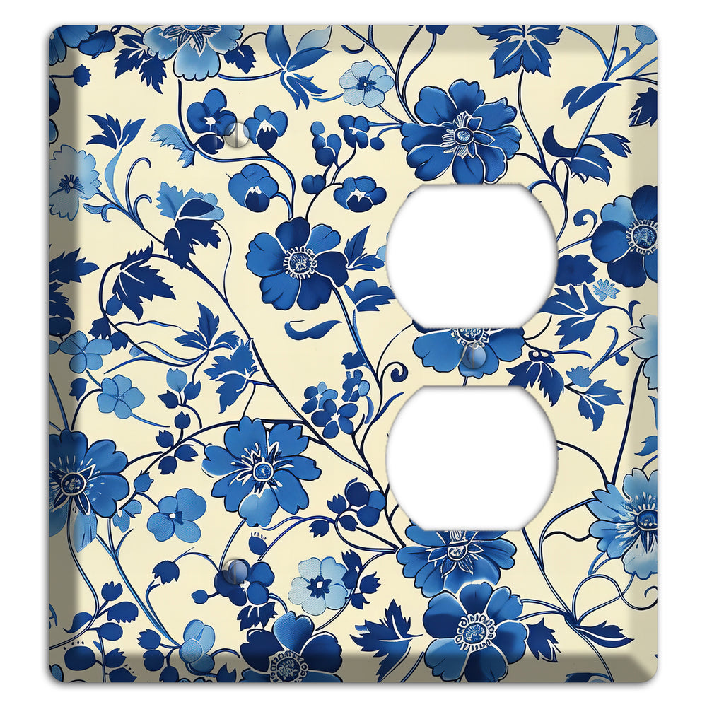 Porcelain Garden Riot Blank / Duplex Wallplate