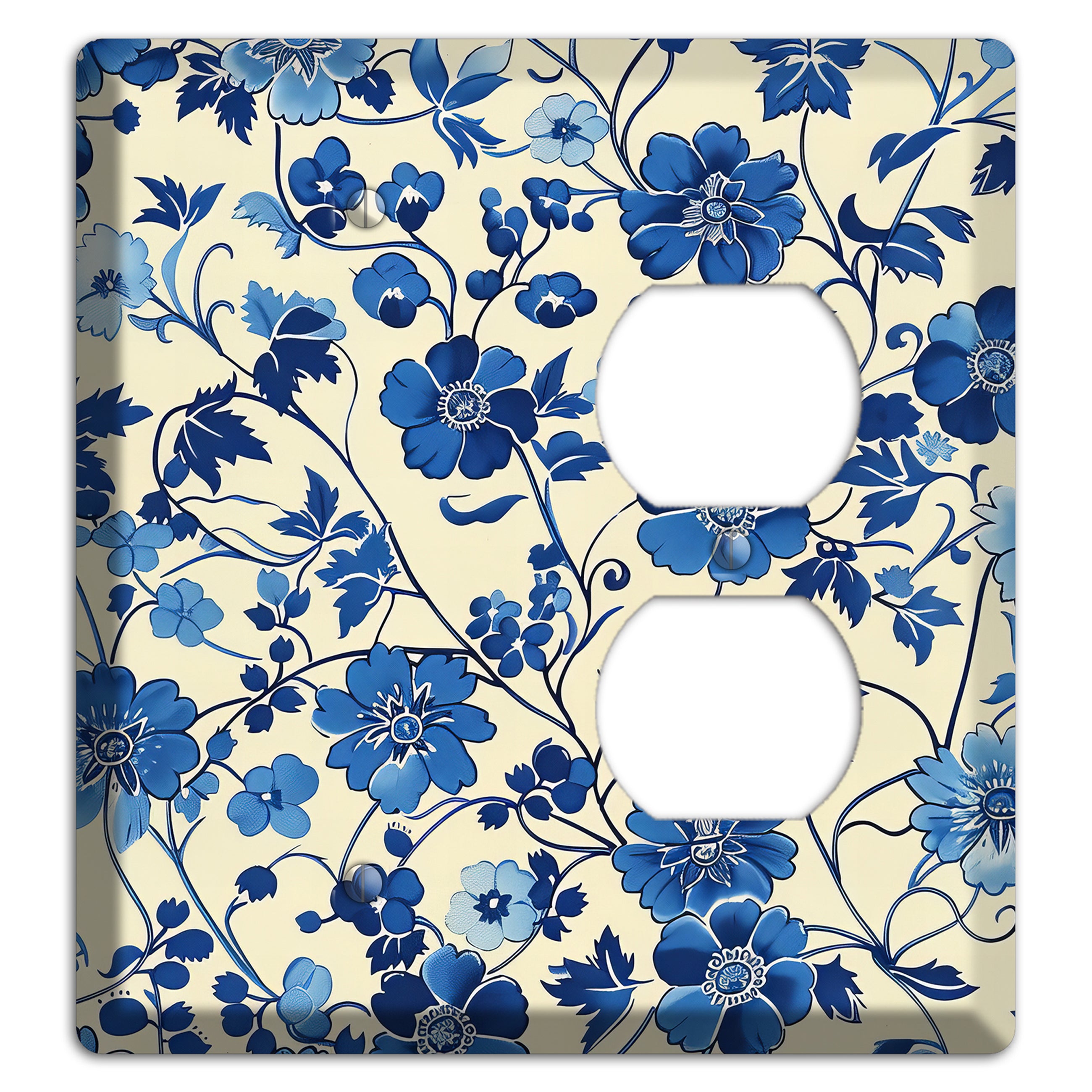 Porcelain Garden Riot Blank / Duplex Wallplate
