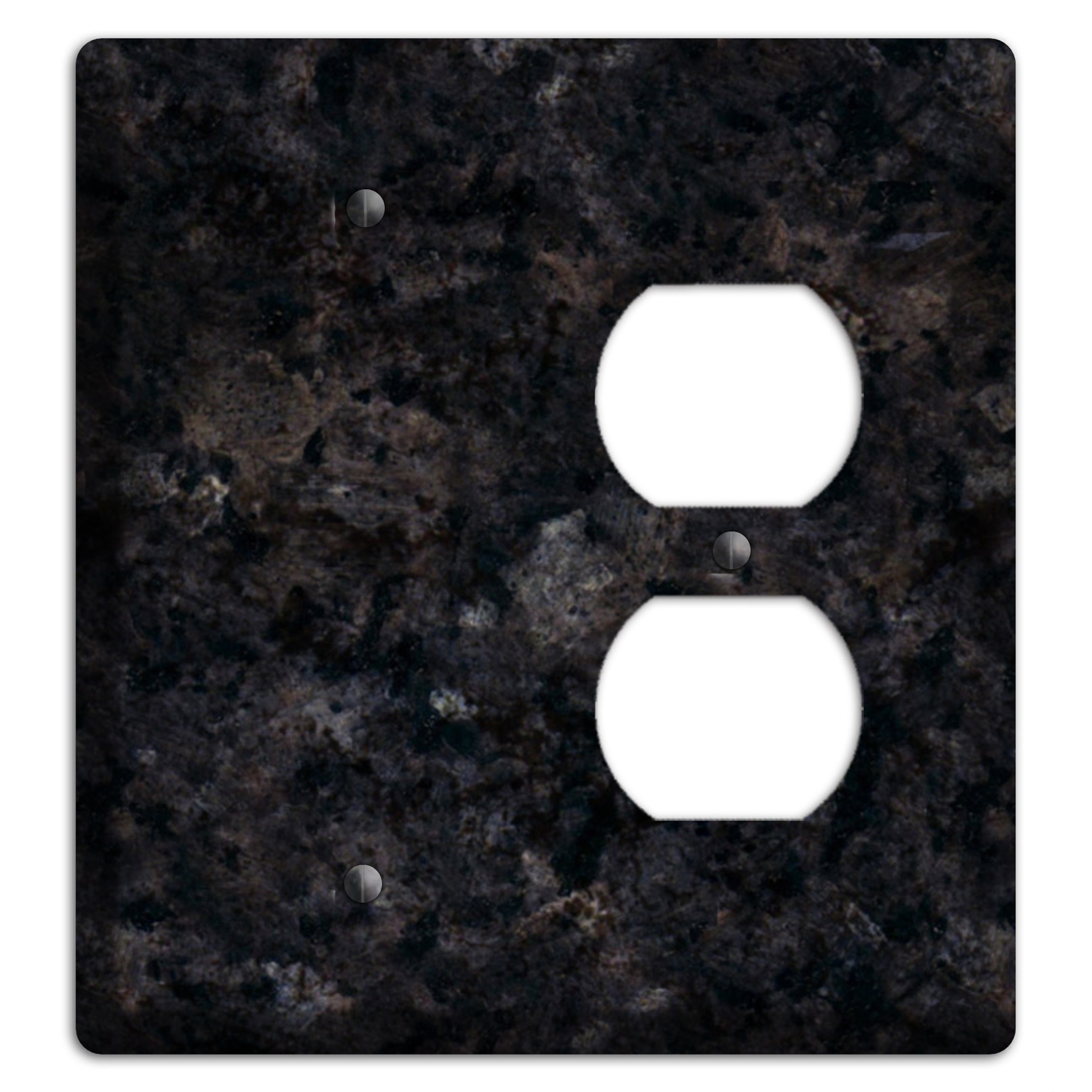 Ubatuba Granite Blank / Duplex Wallplate