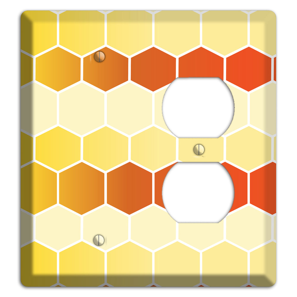 Amber Cell Drift Blank / Duplex Wallplate