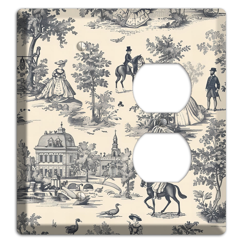Country Estate Promenade Blank / Duplex Wallplate