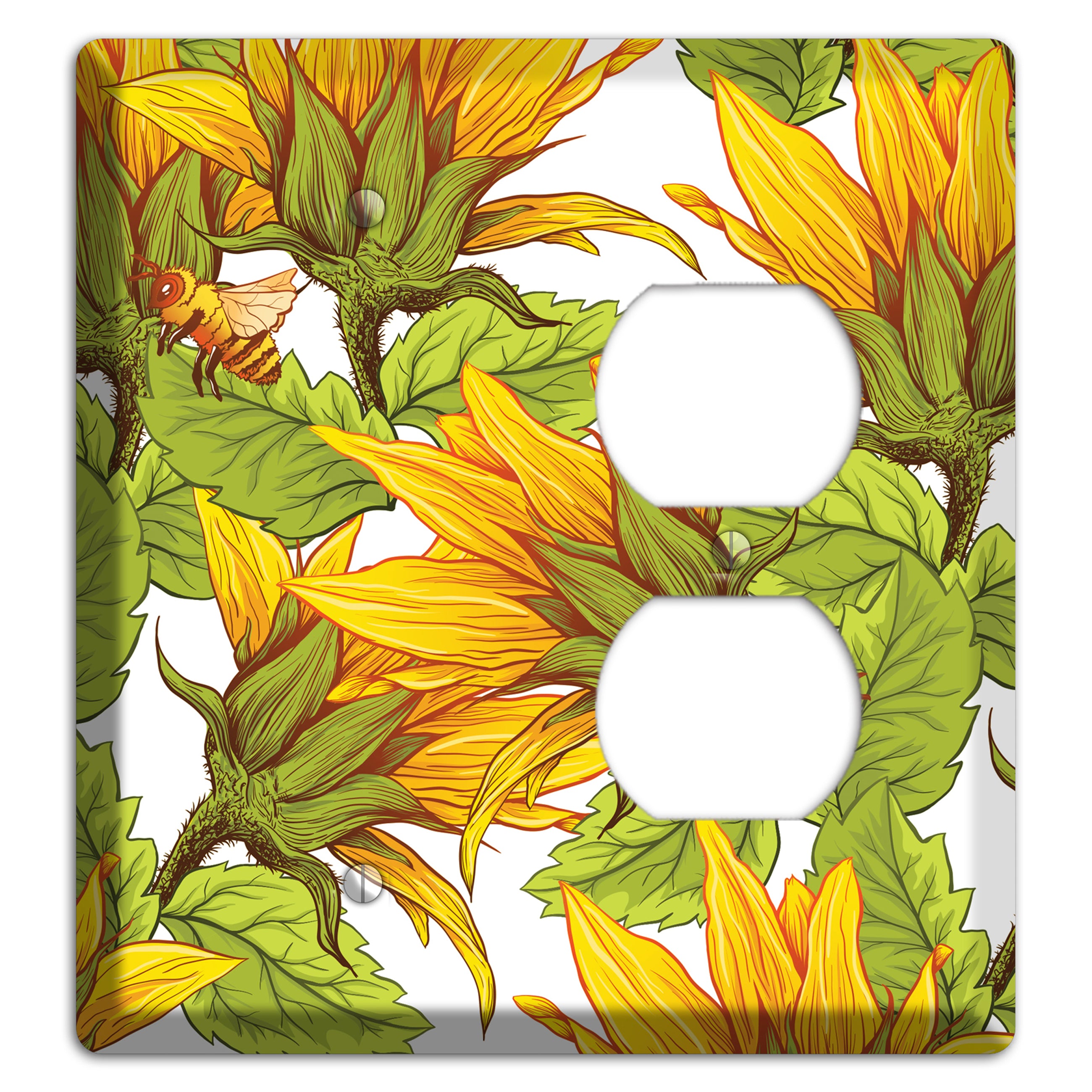 Pollen & Wings Blank / Duplex Wallplate
