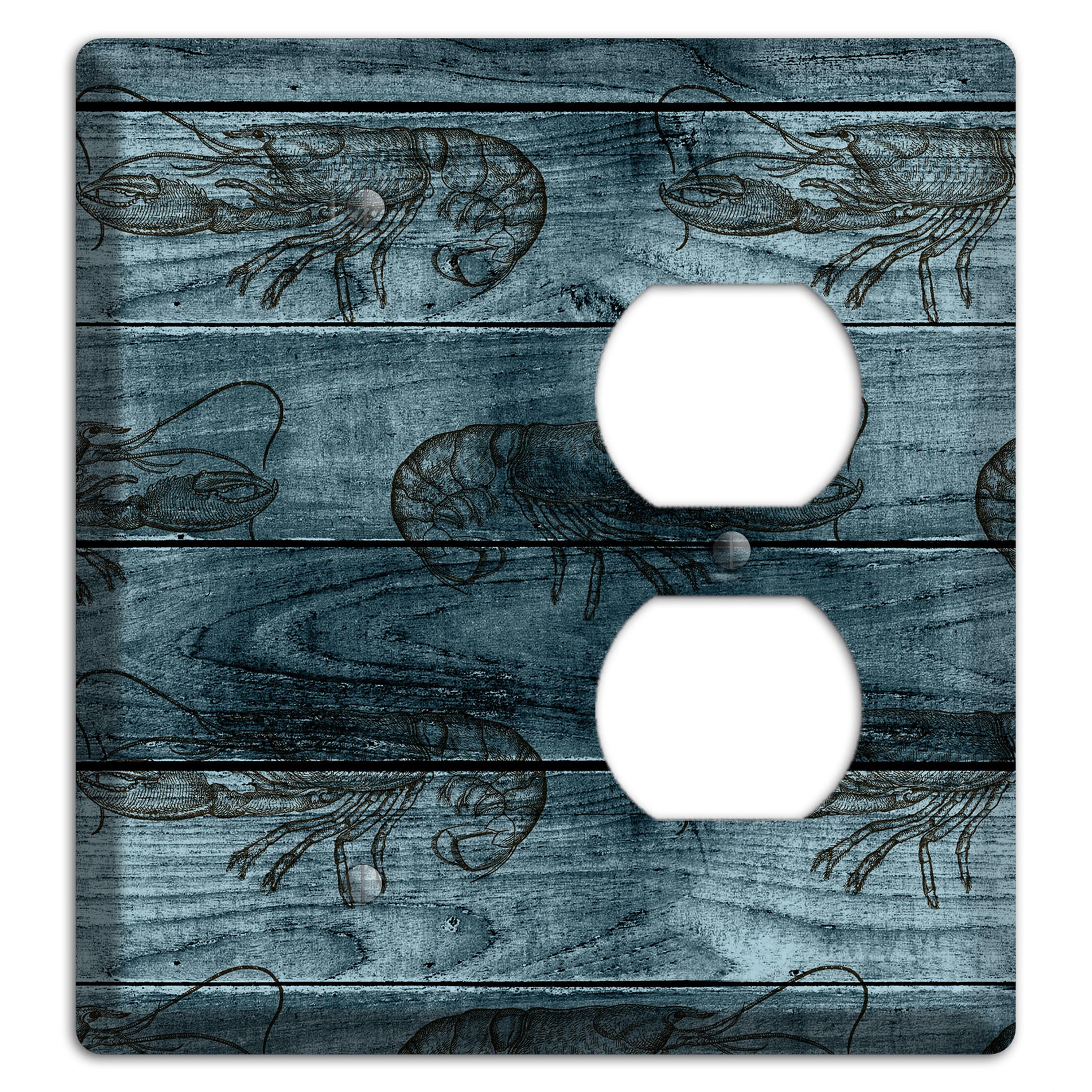 Lobster Ledger Blank / Duplex Wallplate