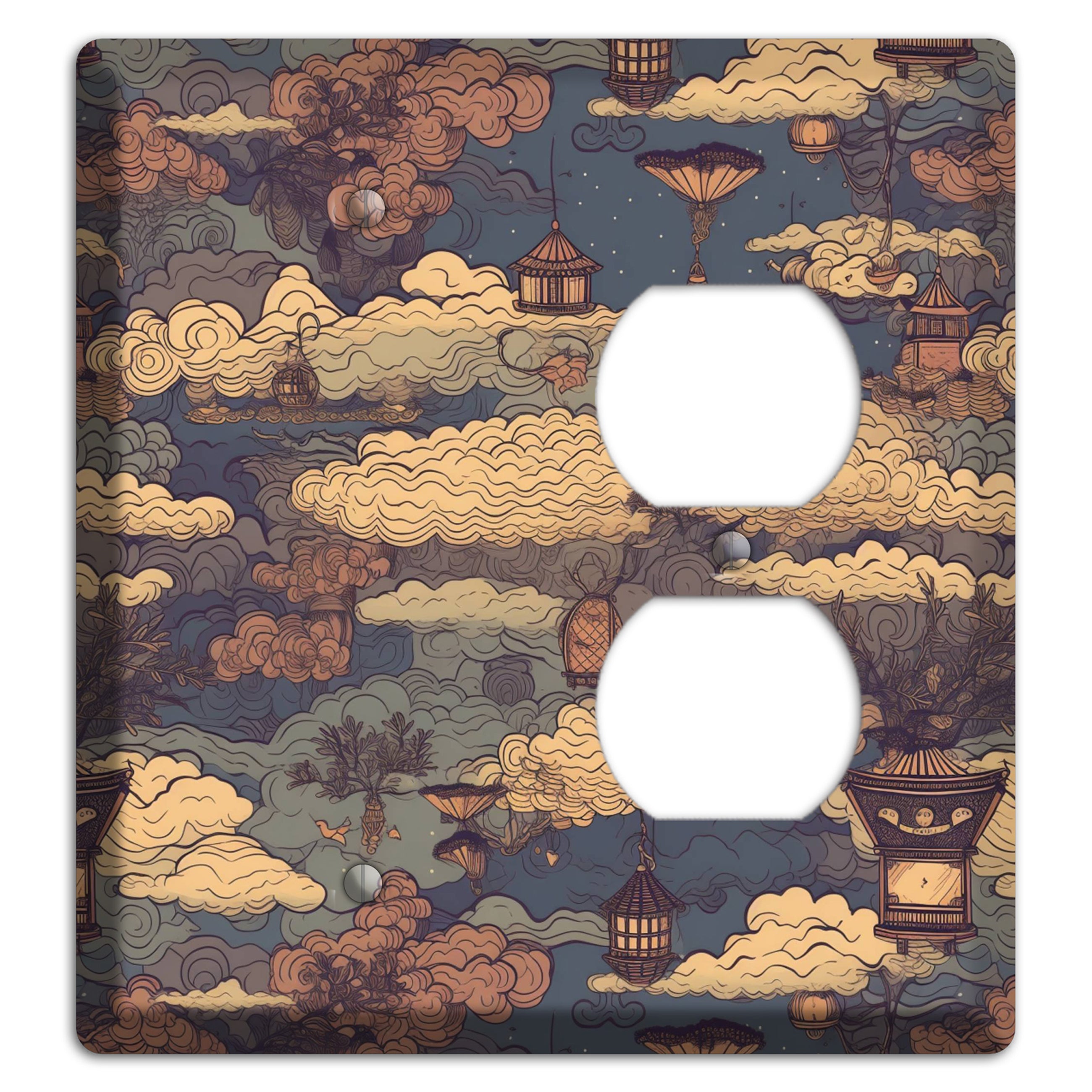 Lantern Sky Realm Blank / Duplex Wallplate